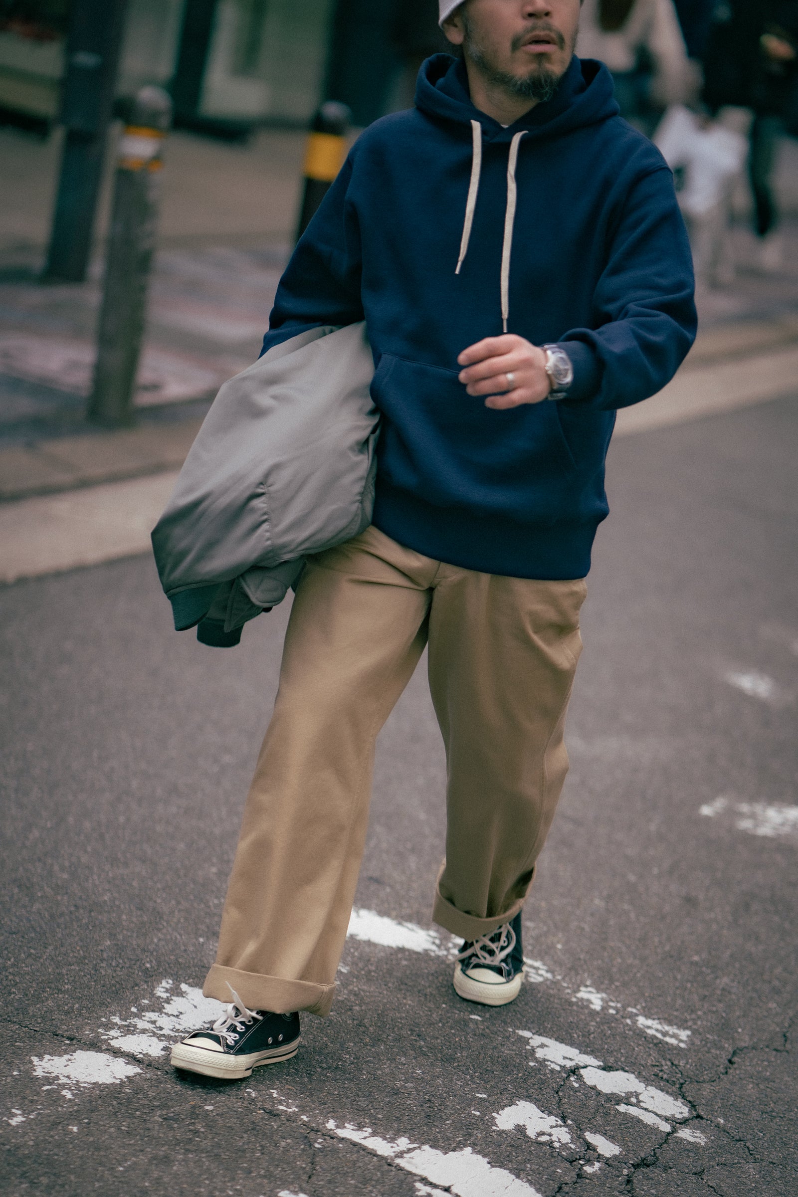 10 OZ. LOOPWHEEL HOODED SWEATSHIRT Gallery Image 1