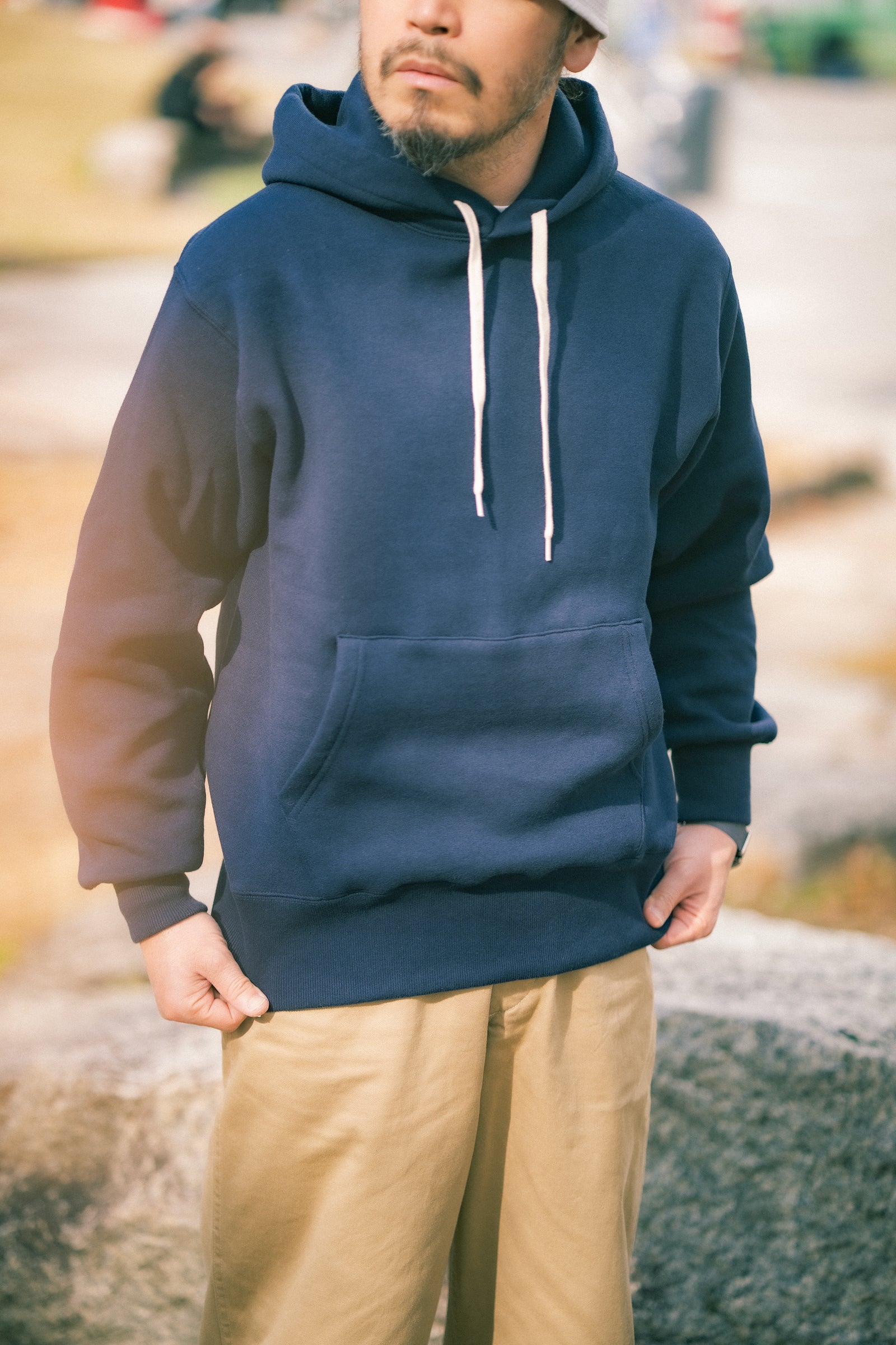 10 OZ. LOOPWHEEL HOODED SWEATSHIRT Gallery Image 3