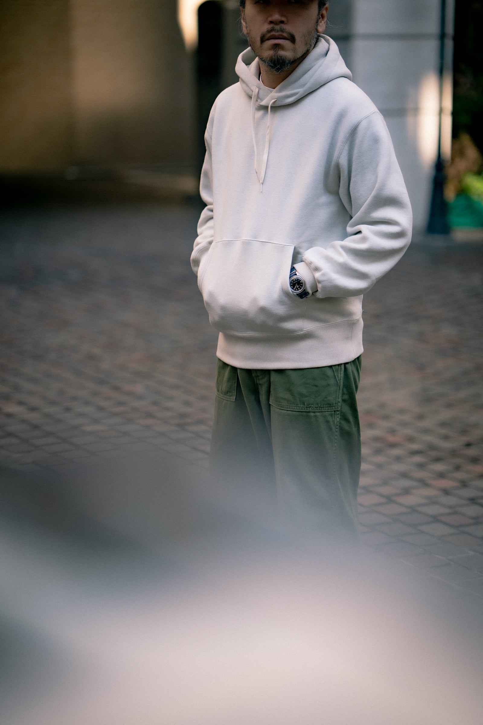 10 OZ. LOOPWHEEL HOODED SWEATSHIRT Gallery Image 4