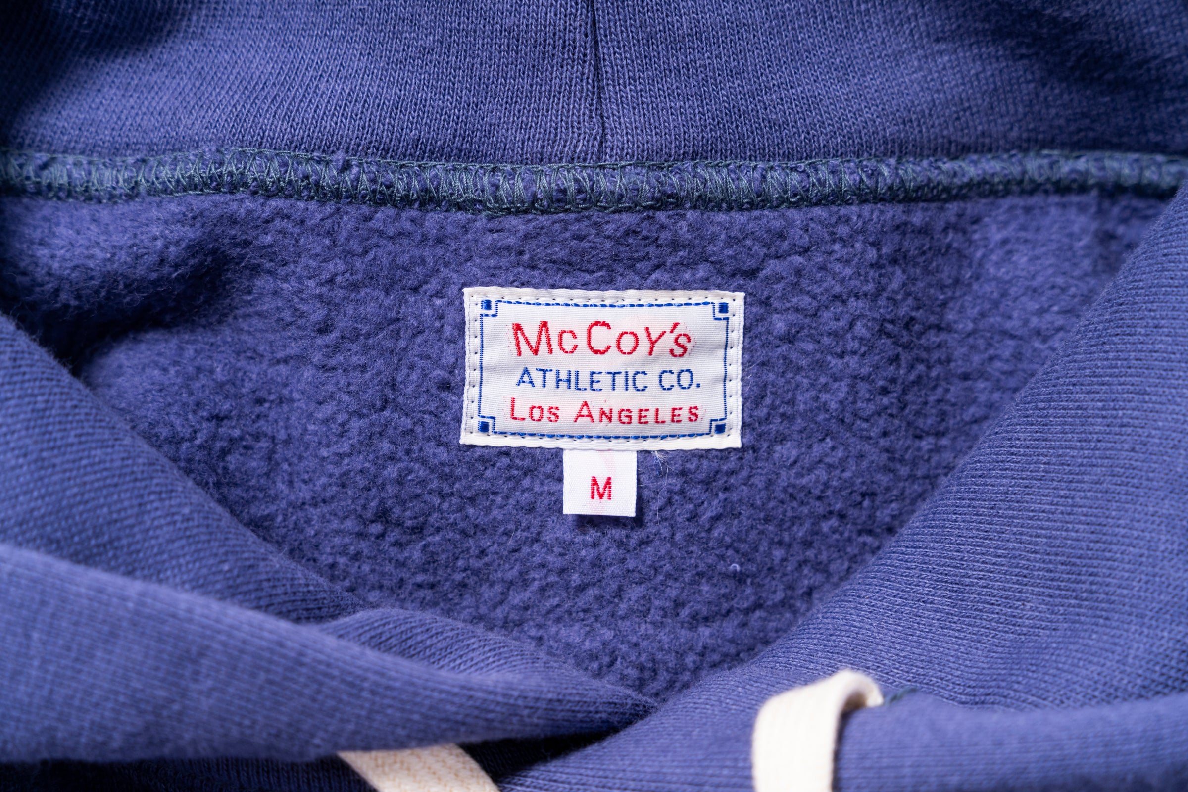 10 OZ. LOOPWHEEL HOODED SWEATSHIRT – The Real McCoy's