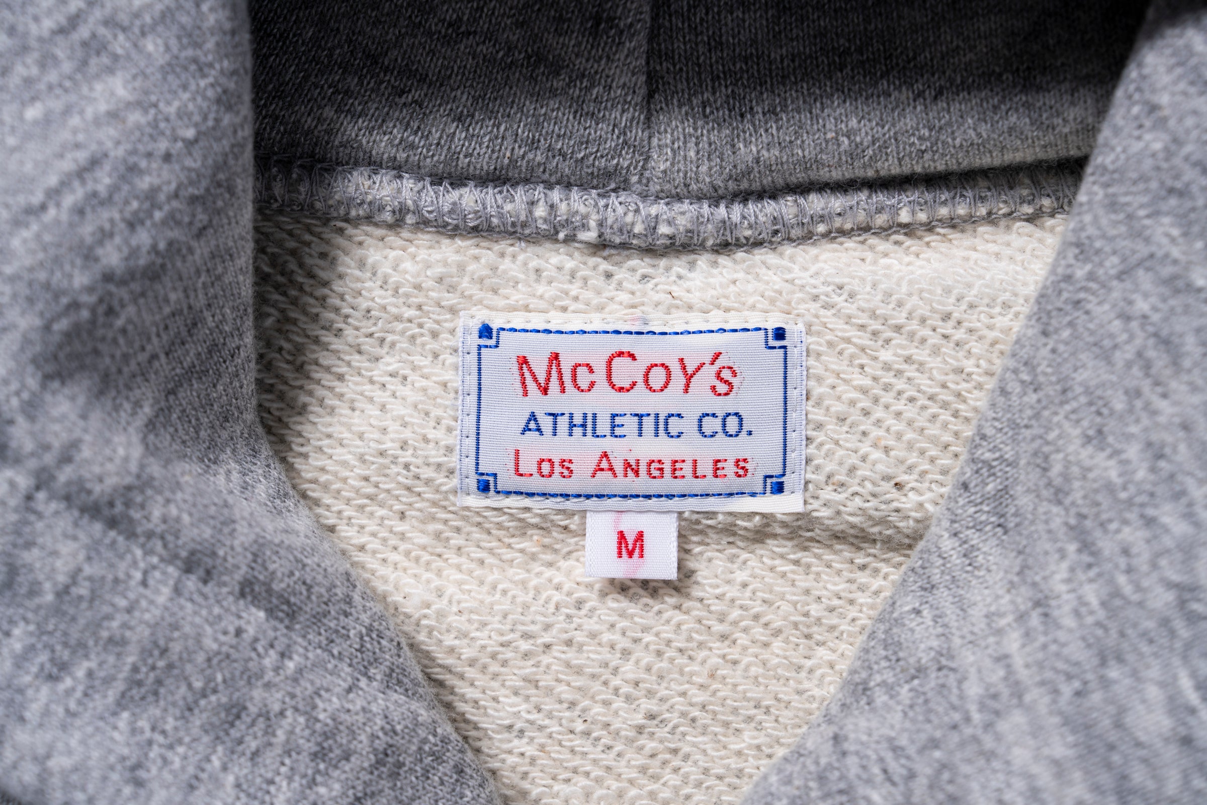 9 OZ. LOOPWHEEL RAGLAN HOODED SWEATSHIRT – The Real McCoy's