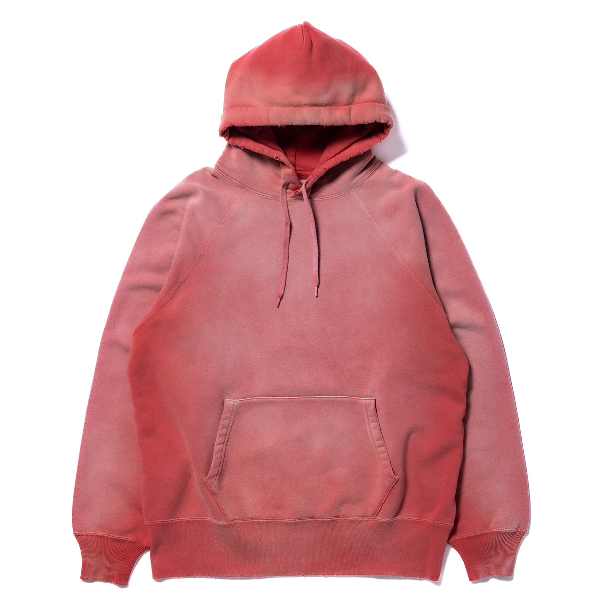 9 OZ. LOOPWHEEL RAGLAN HOODED SWEATSHIRT / FADED – The Real McCoy