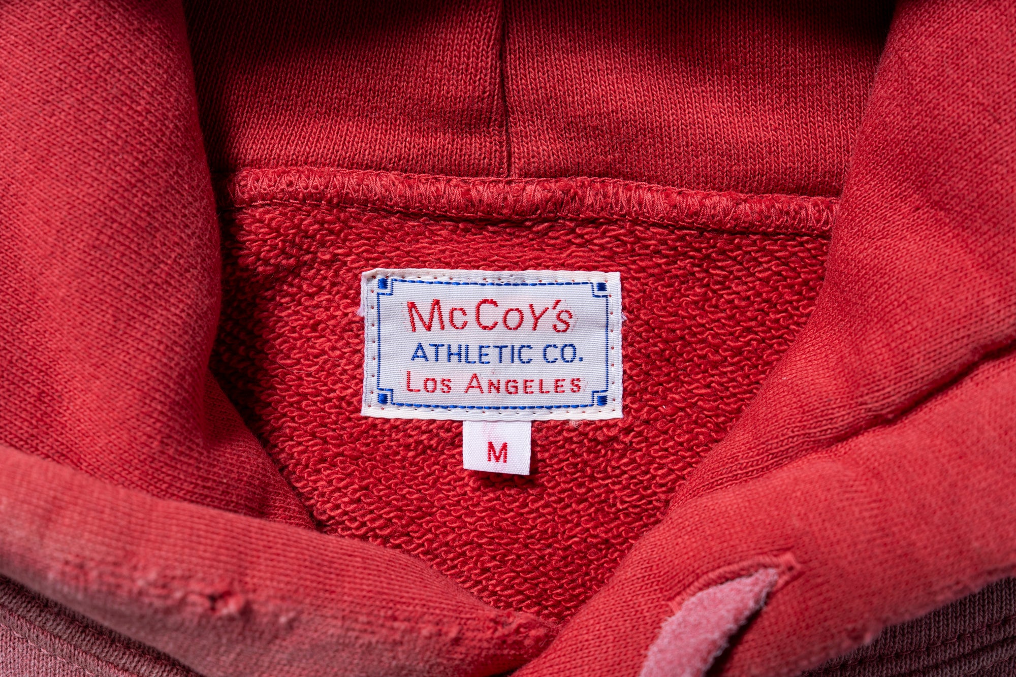 9 OZ. LOOPWHEEL RAGLAN HOODED SWEATSHIRT / FADED