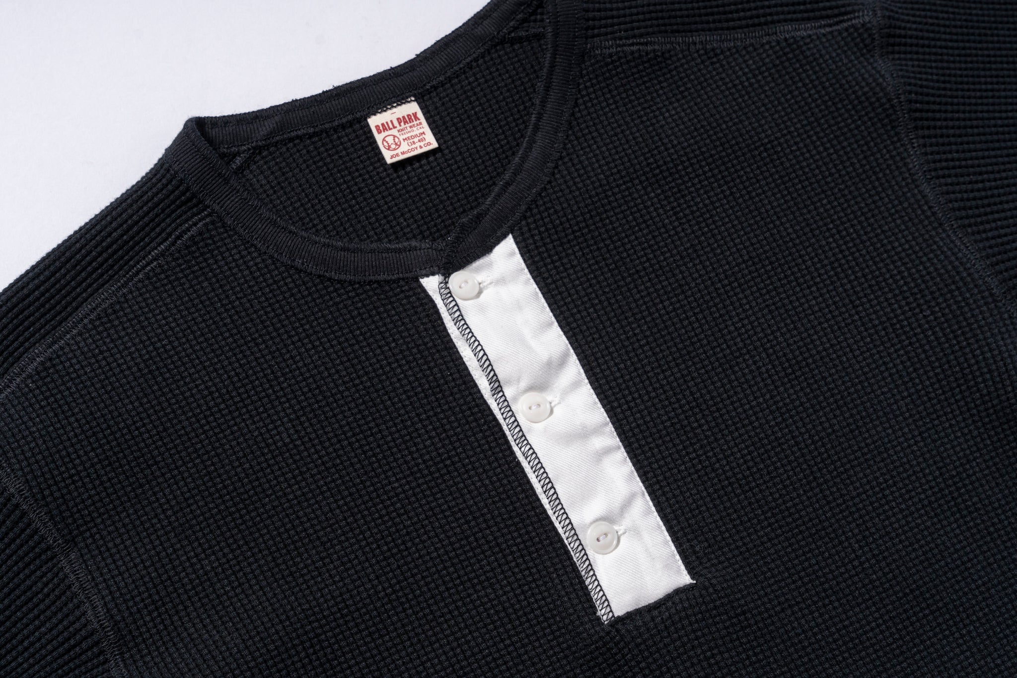 WAFFLE THERMAL HENLEY UNDERSHIRT L/S