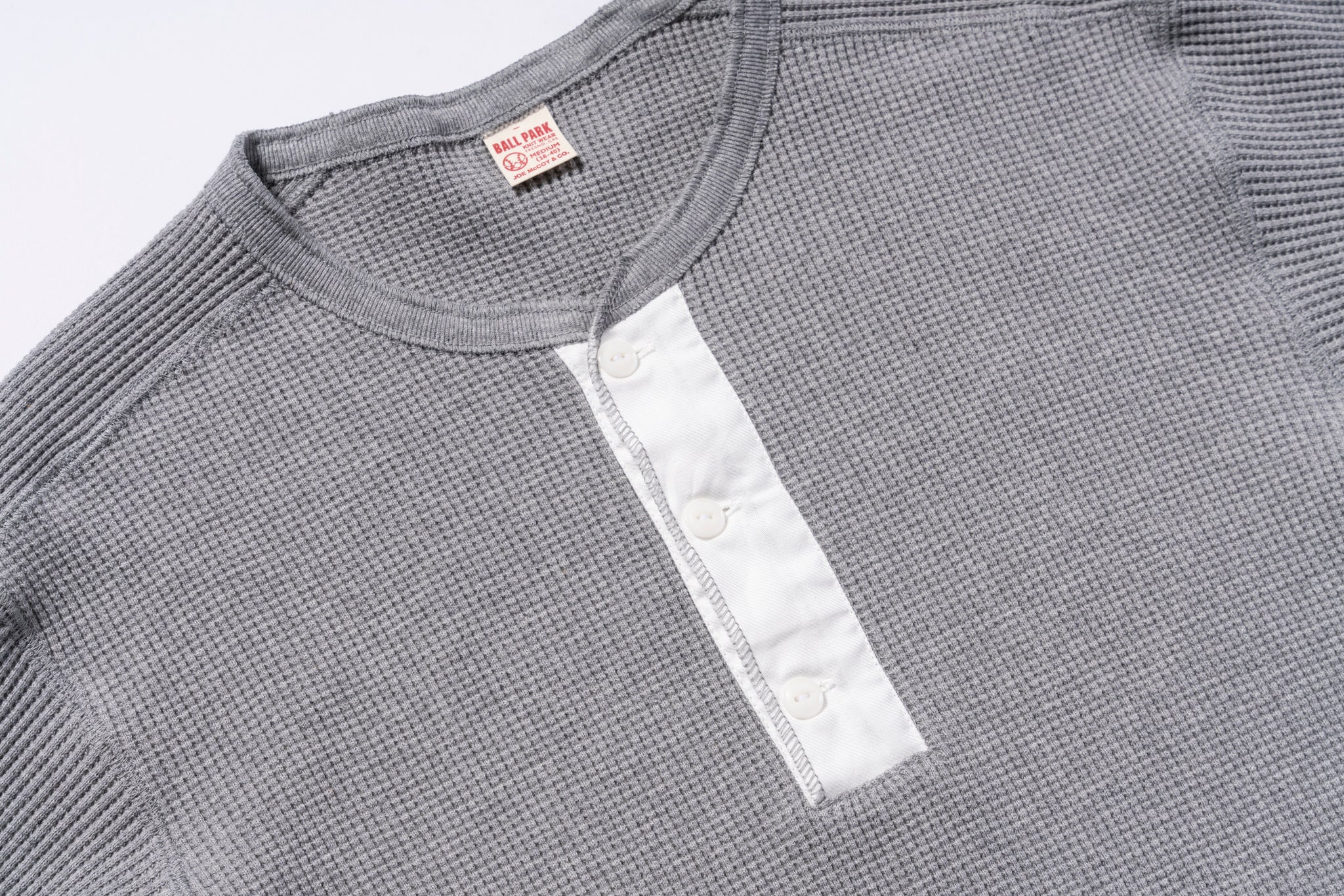 WAFFLE THERMAL HENLEY UNDERSHIRT L/S