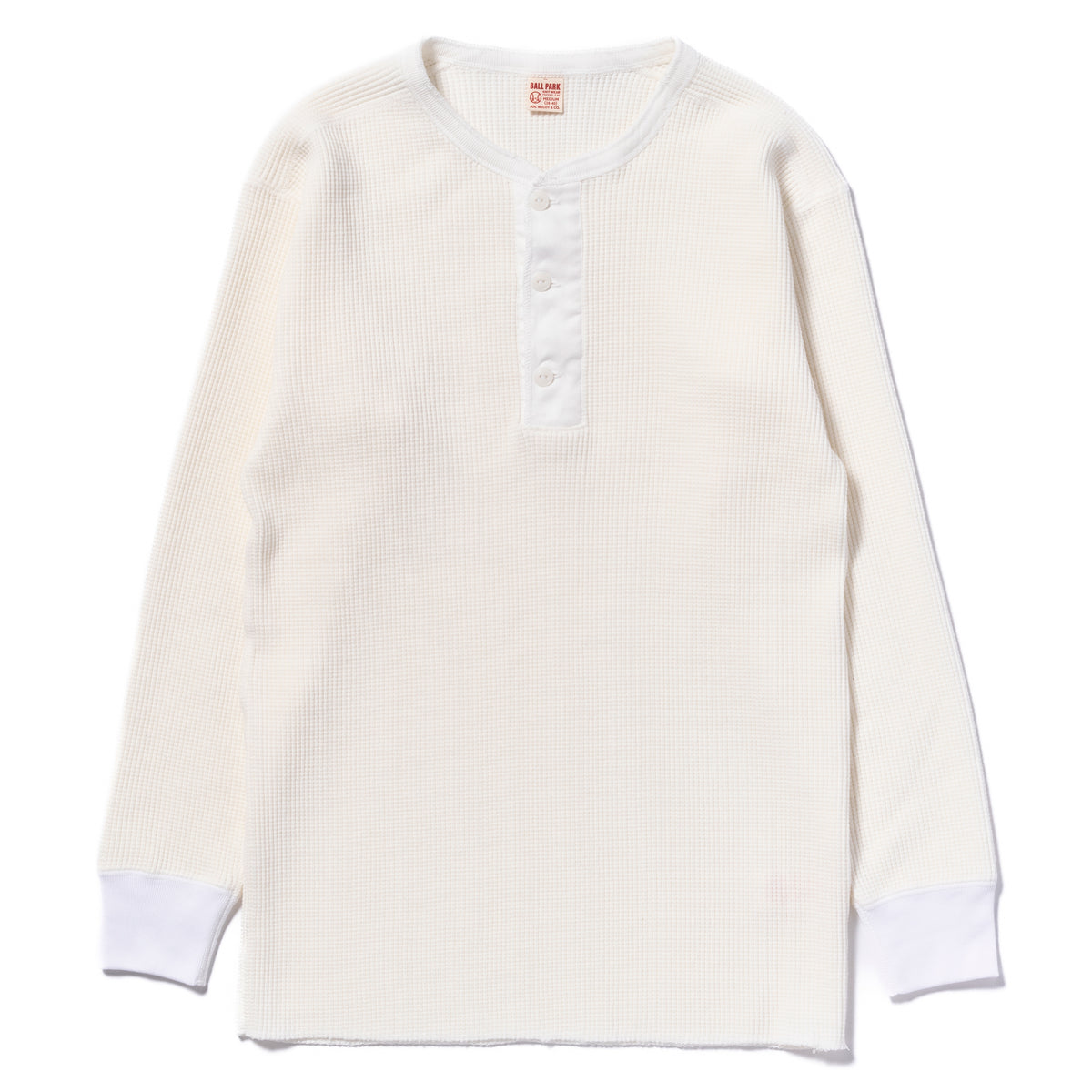 WAFFLE THERMAL HENLEY UNDERSHIRT L/S – The Real McCoy