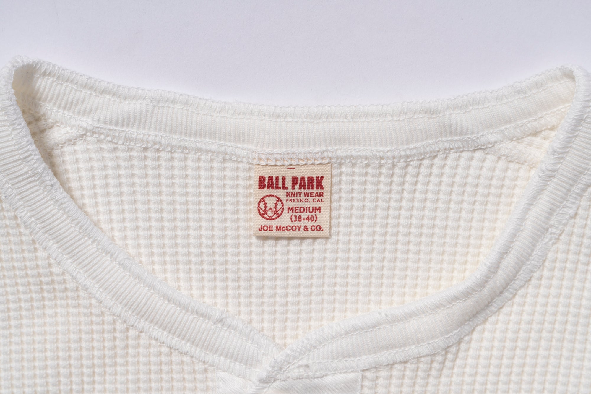 WAFFLE THERMAL HENLEY UNDERSHIRT L/S