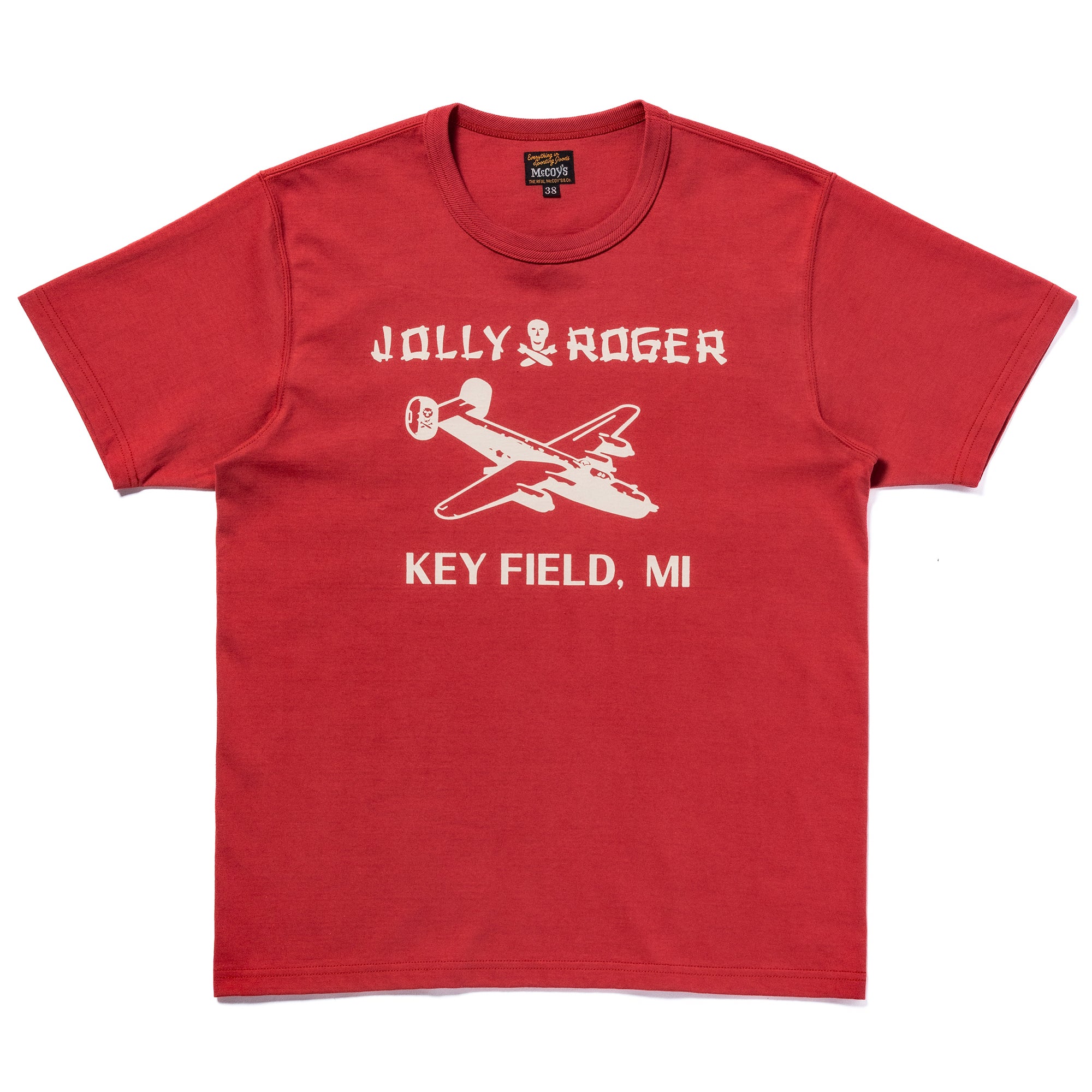 MILITARY TEE / JOLLY ROGER, KEY FIELD
