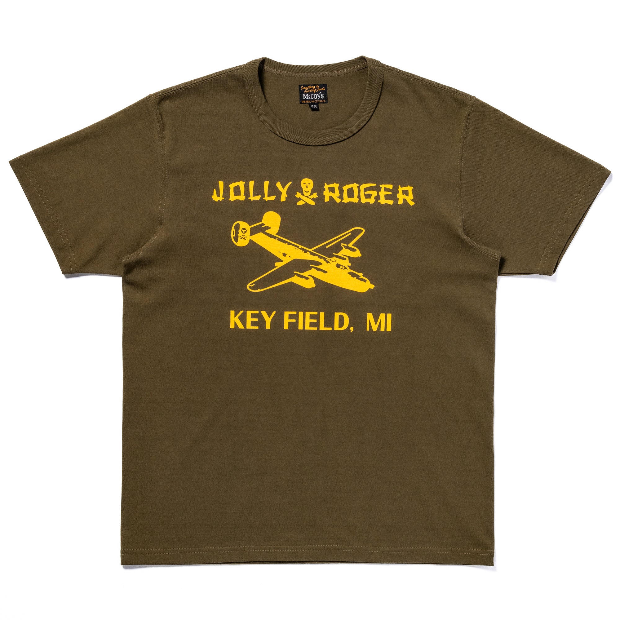 MILITARY TEE / JOLLY ROGER, KEY FIELD