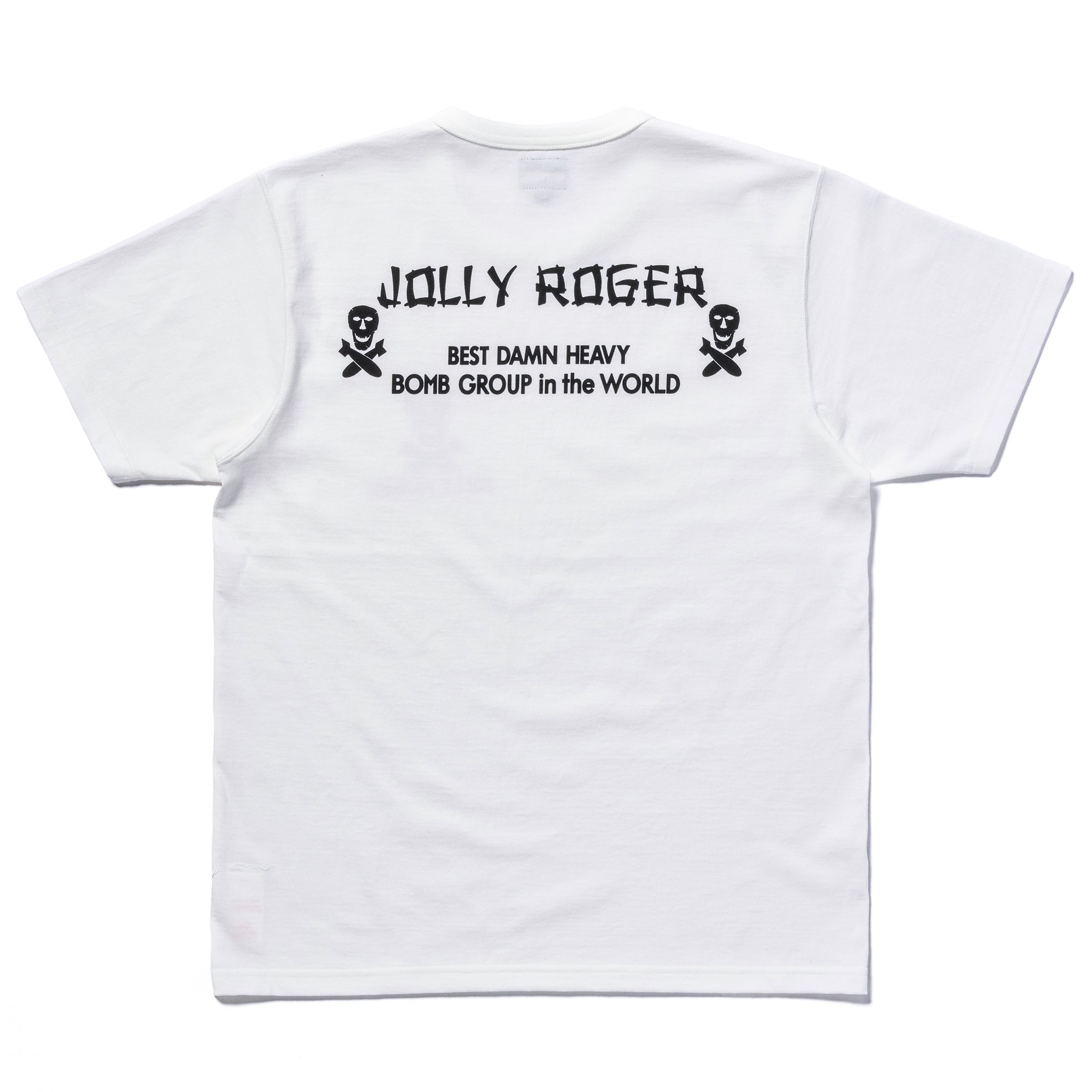 ザリアルマッコイズ JOLLY ROGER BEST DAMN ホワイト(XL) MILITARY TEE / JOLLY ROGER, BEST DAMN GROUP – The Real McCoy's