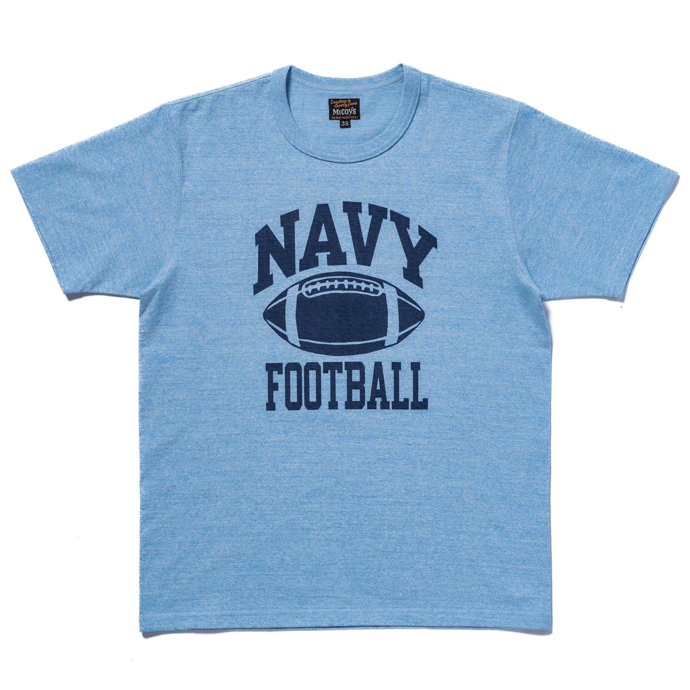 MILITARY TEE / NAVY FOOTBALL – The Real McCoy's