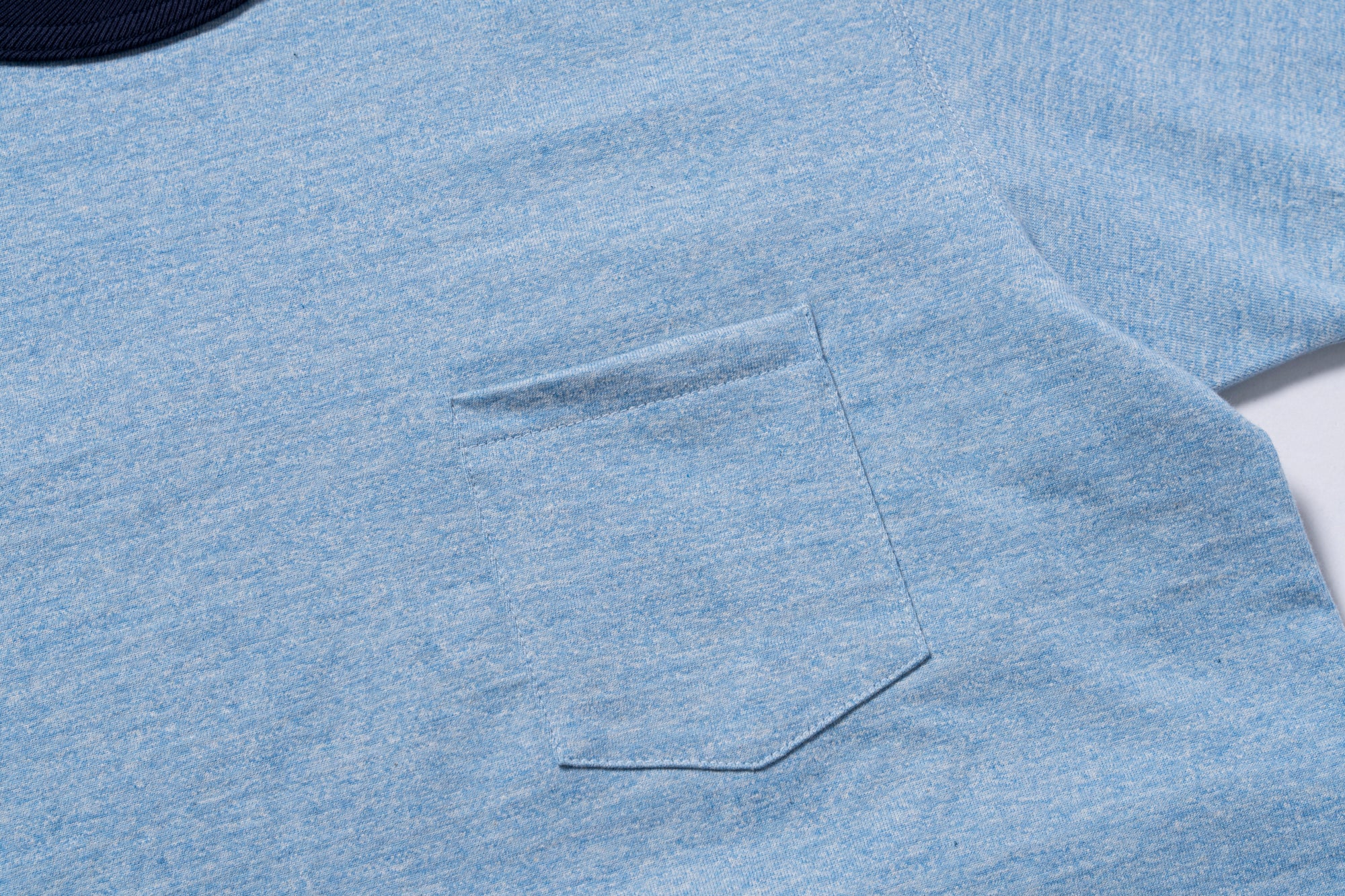 POCKET TEE / HEATHER COLOR, RINGER
