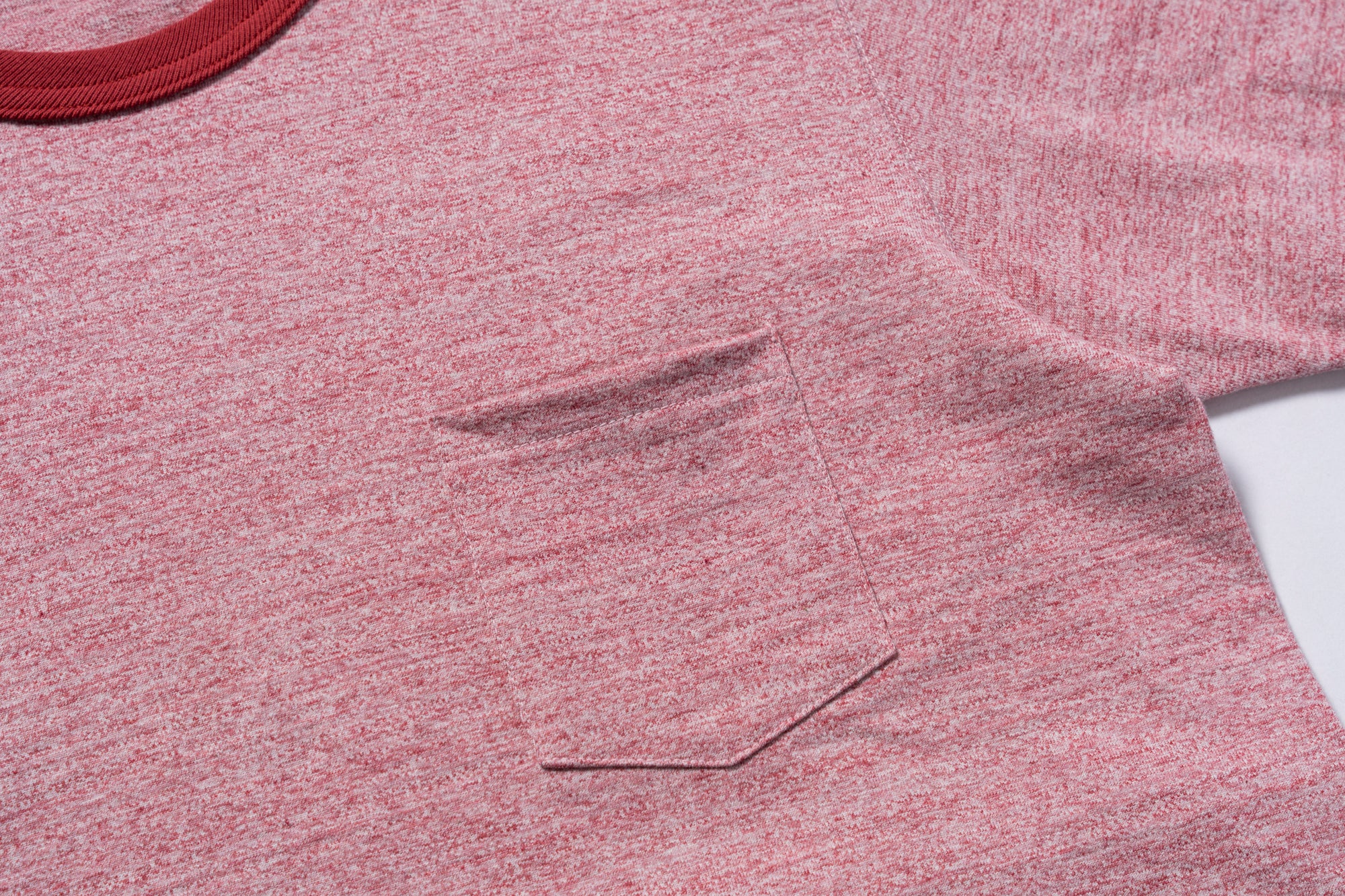 POCKET TEE / HEATHER COLOR, RINGER