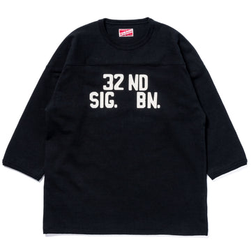 HEAVY COTTON FOOTBALL TEE / 32ND SIG