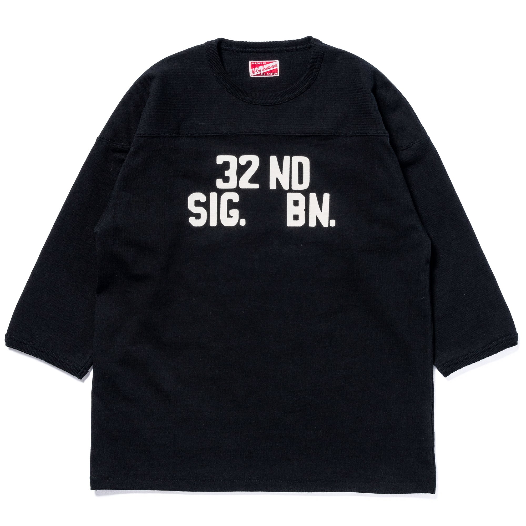 HEAVY COTTON FOOTBALL TEE / 32ND SIG