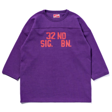 HEAVY COTTON FOOTBALL TEE / 32ND SIG