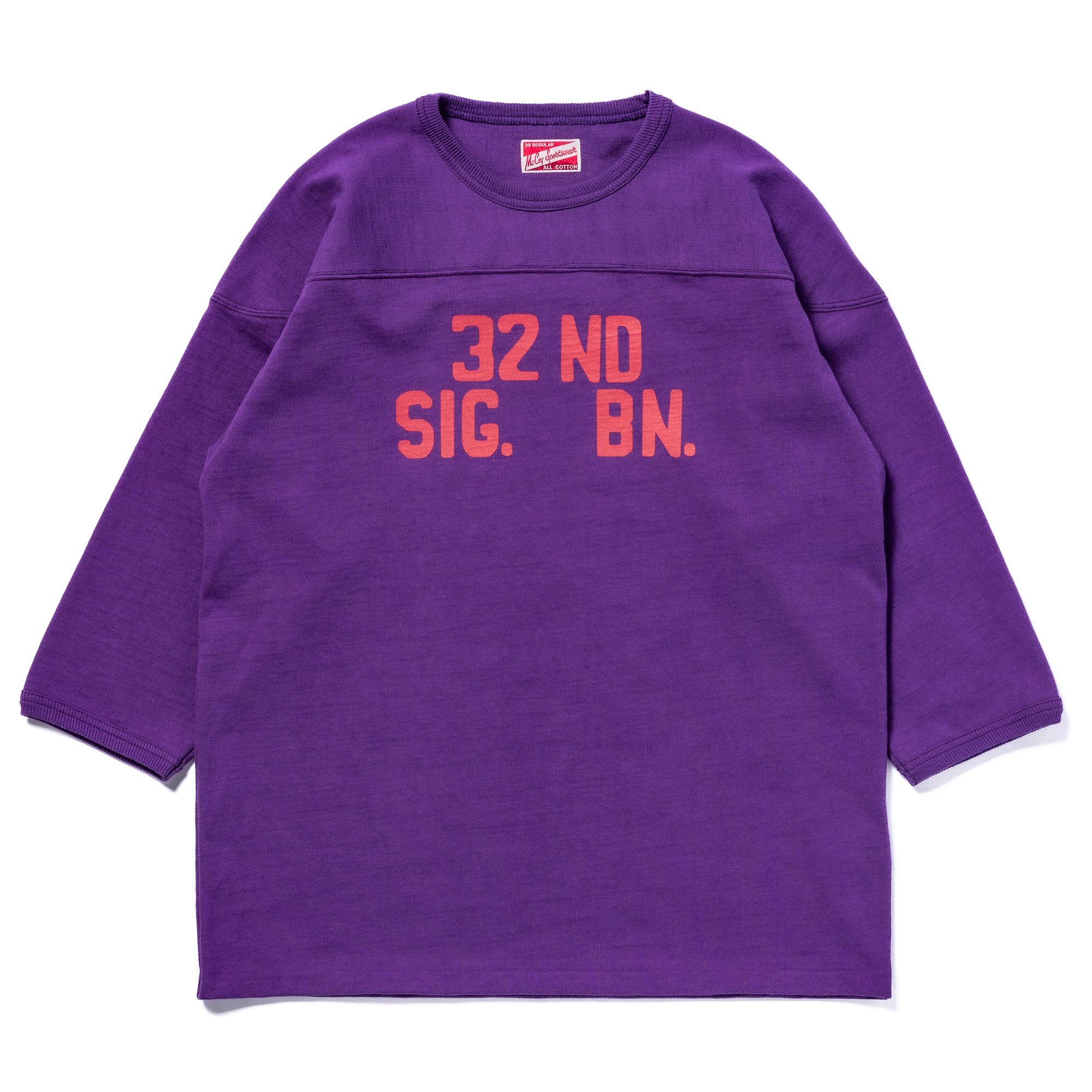 HEAVY COTTON FOOTBALL TEE / 32ND SIG