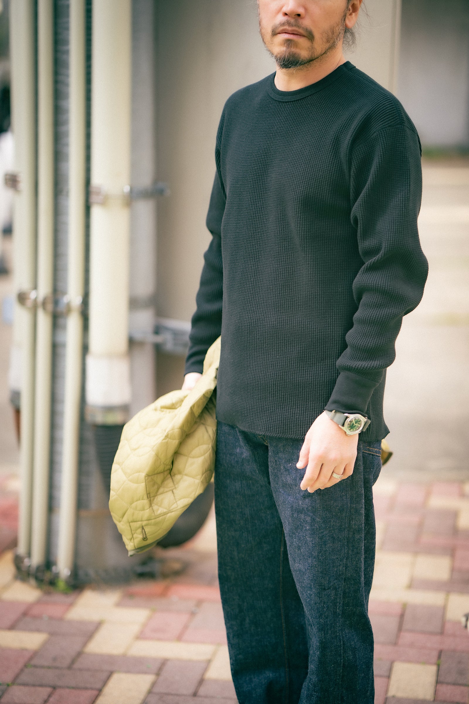 BALL PARK WAFFLE THERMAL SHIRT Gallery Image 1