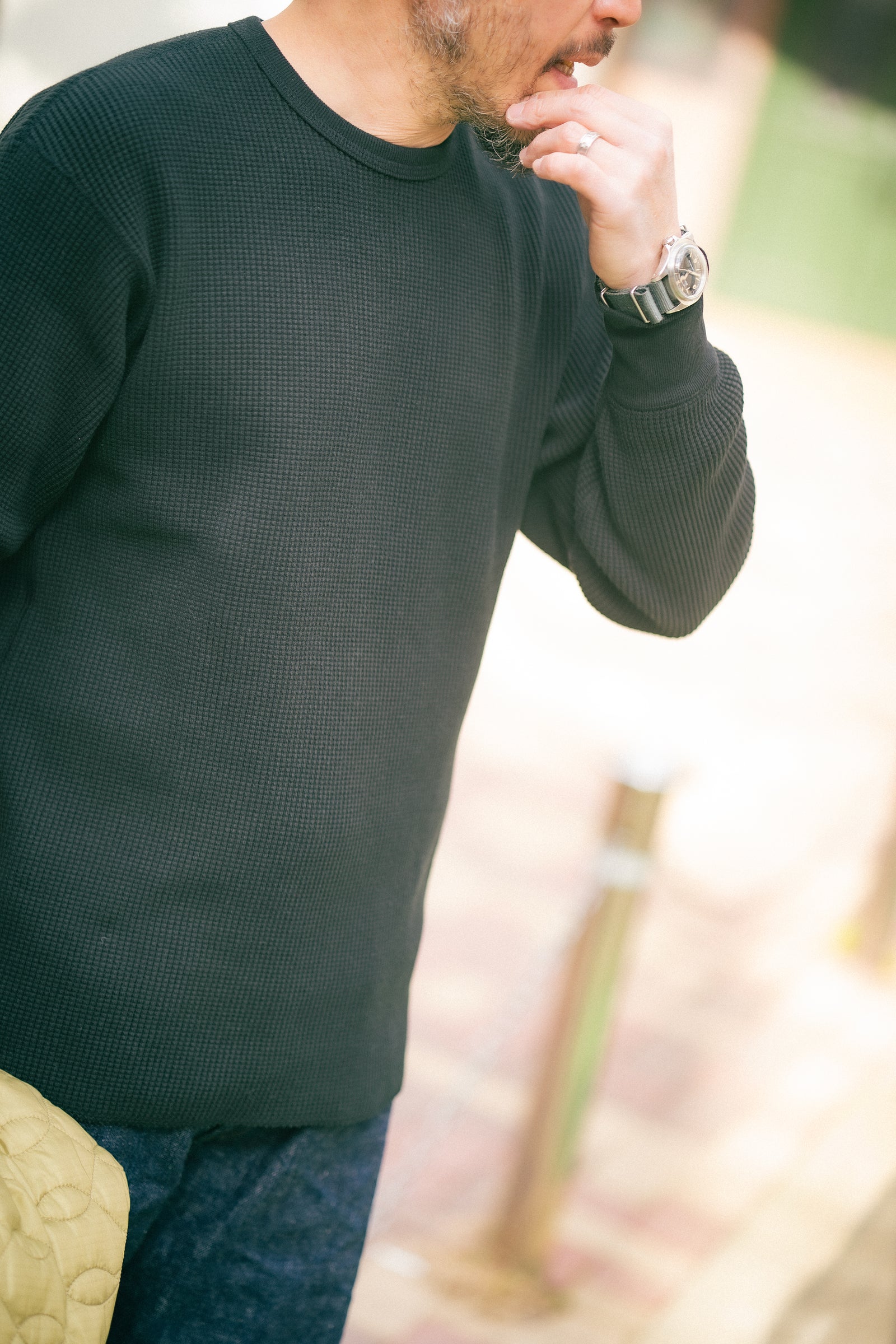 BALL PARK WAFFLE THERMAL SHIRT Gallery Image