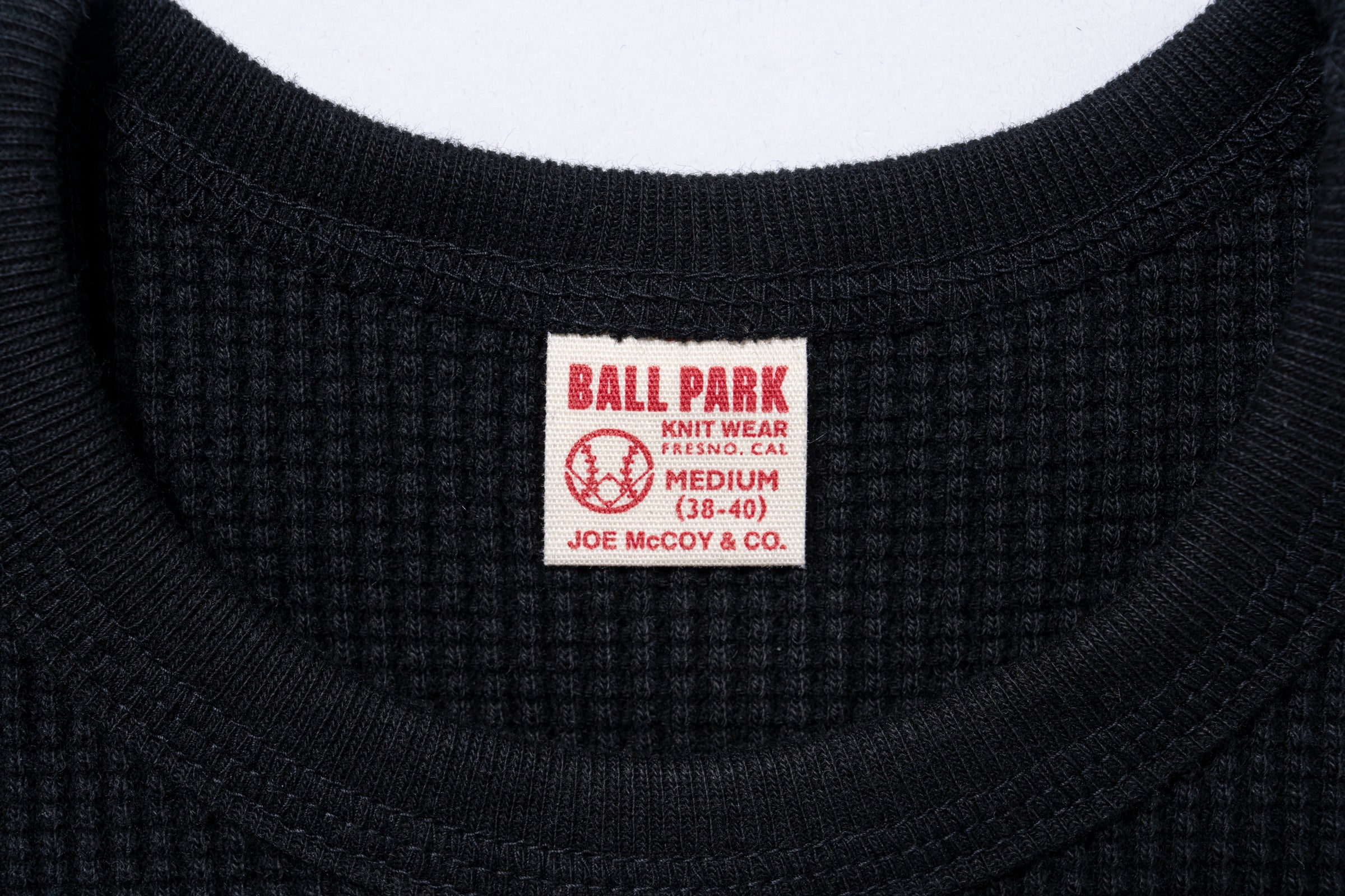 BALL PARK WAFFLE THERMAL SHIRT – The Real McCoy's