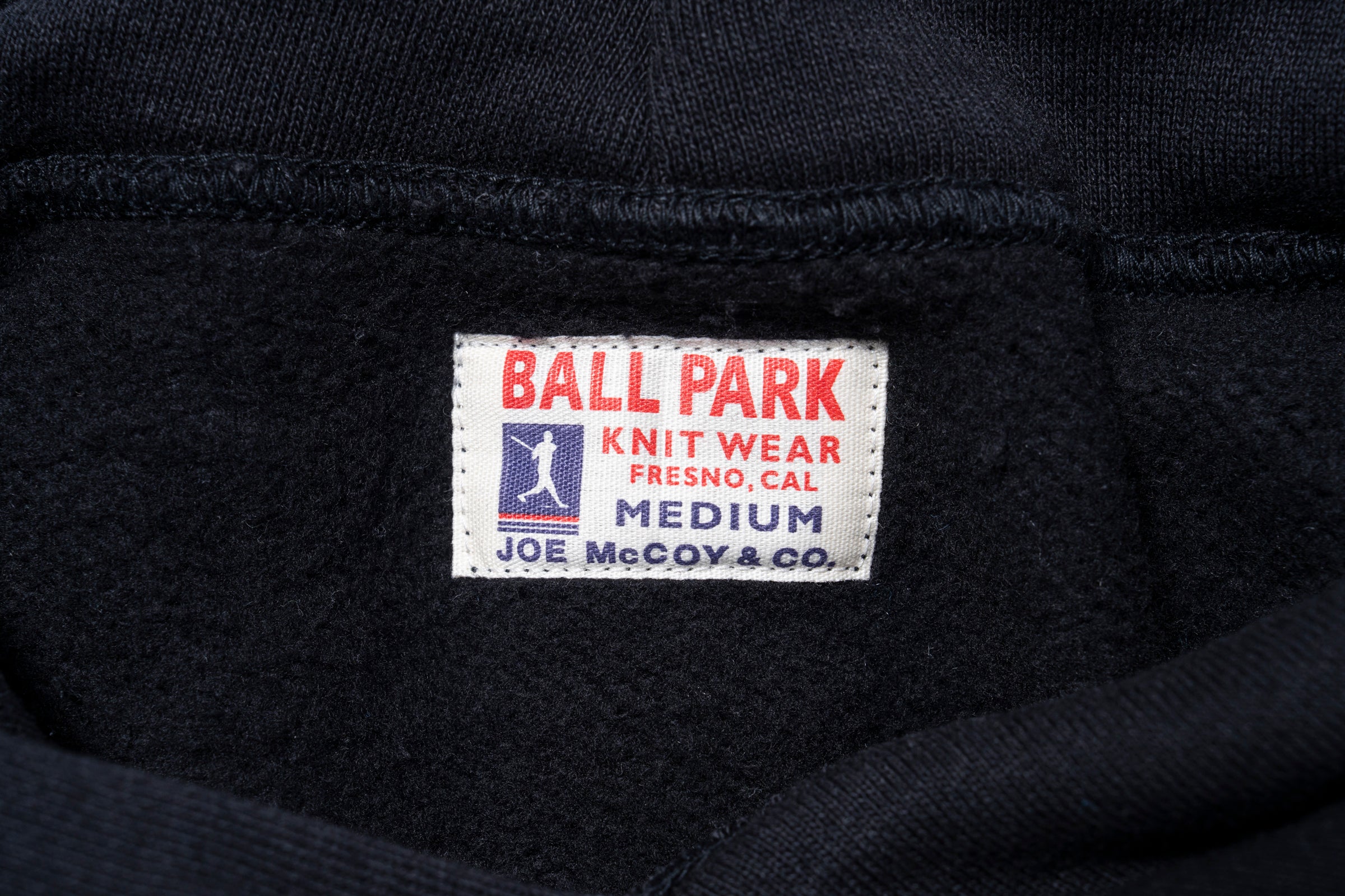 12 OZ. BALL PARK HOODED SWEATSHIRT – The Real McCoy's