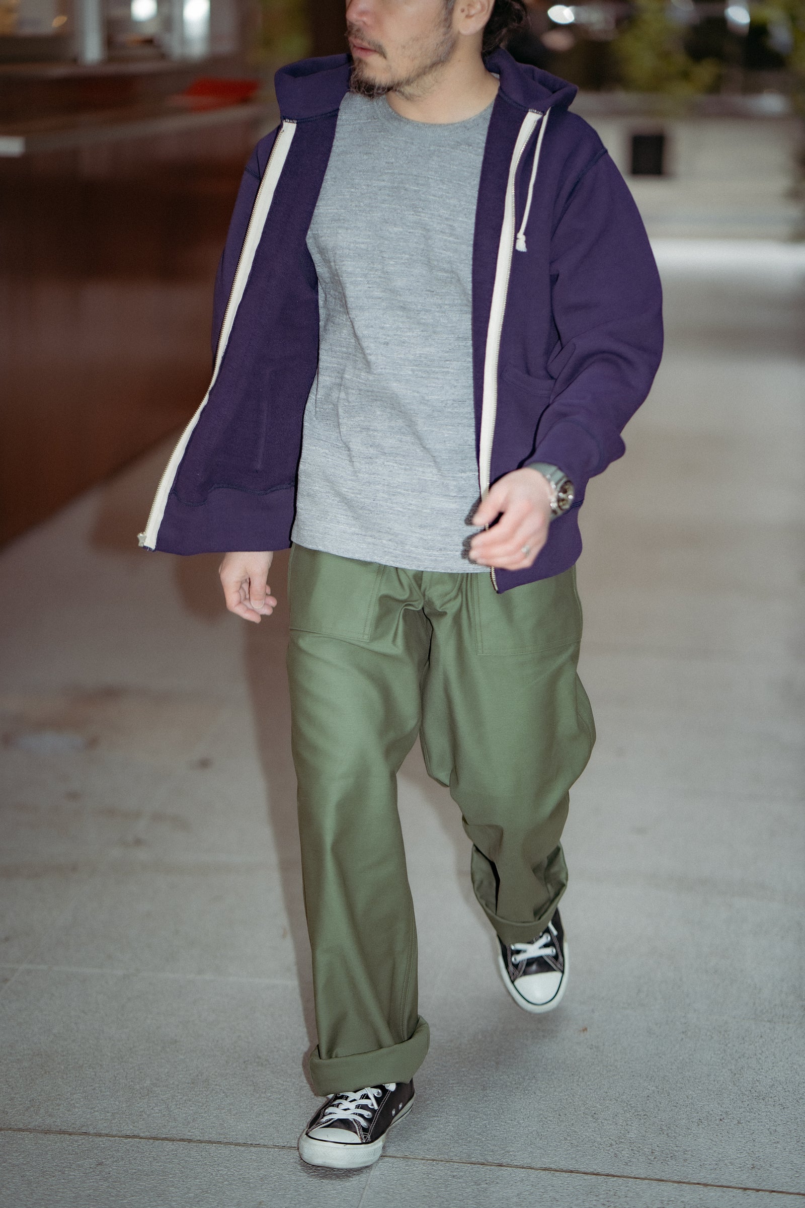 12 OZ. BALL PARK F/Z HOODED SWEATSHIRT Gallery Image 1