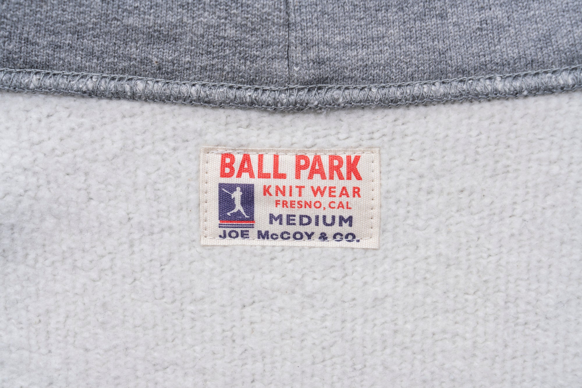 12 OZ. BALL PARK F/Z HOODED SWEATSHIRT