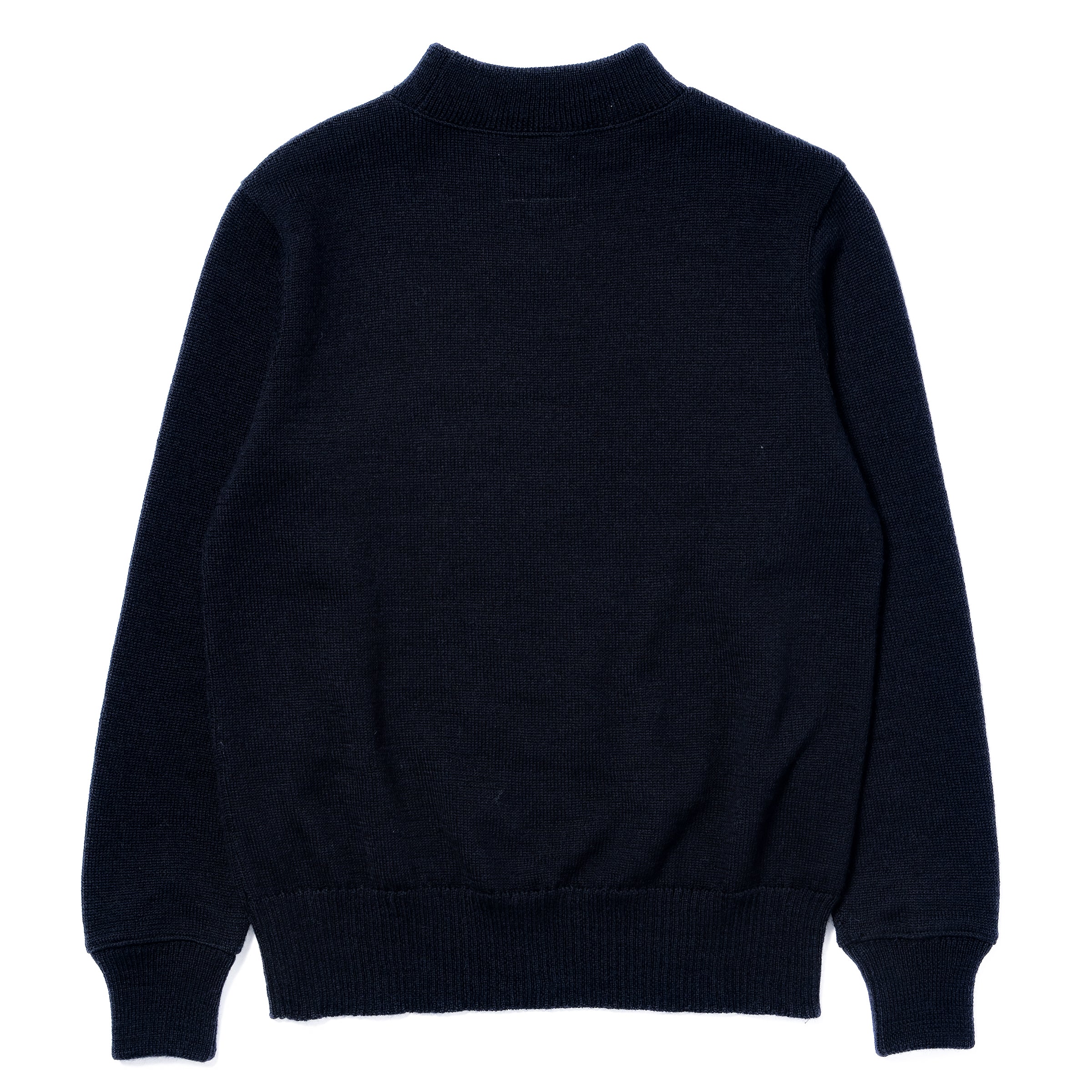 US空軍士官セーター U.S.N. BLUE WOOL JERSEY / U.S.S. BROOKLYN – The Real McCoy's