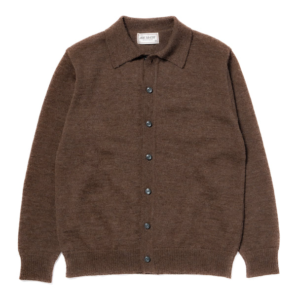 ALPACA COLLAR KNIT CARDIGAN – The Real McCoy's