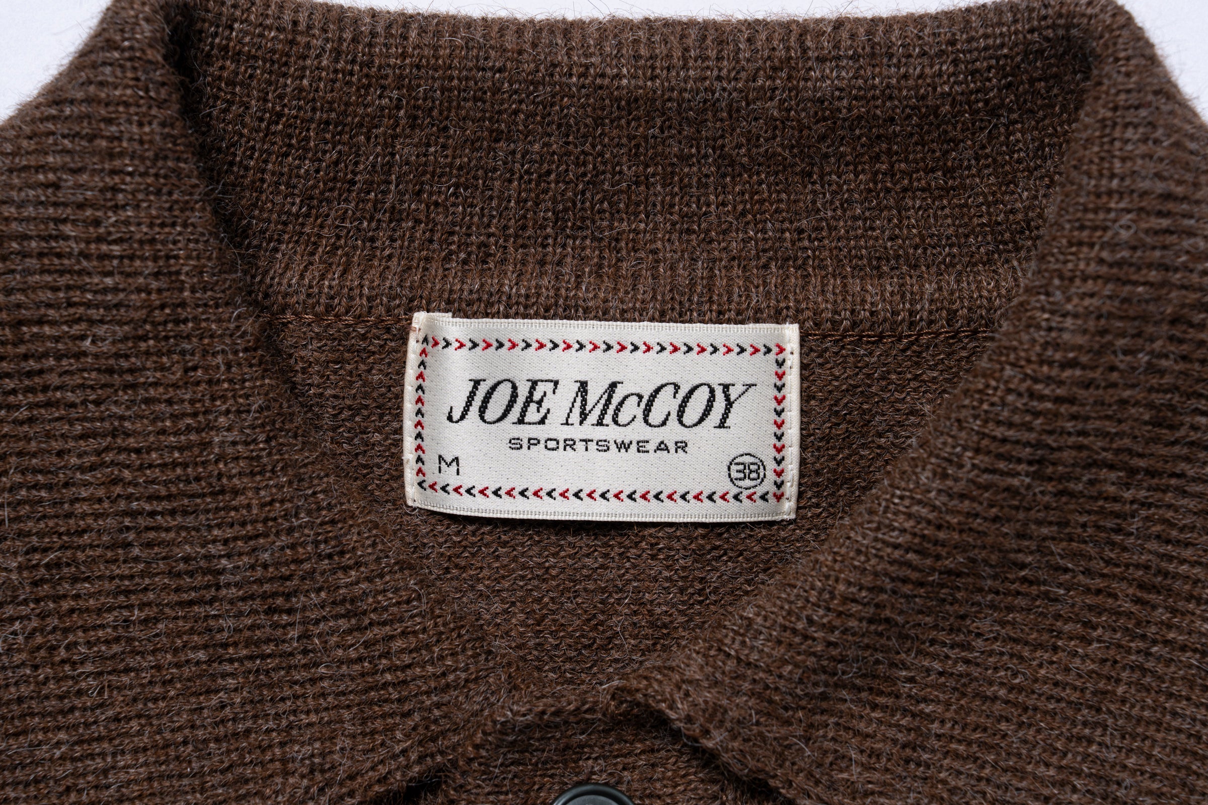 ALPACA COLLAR KNIT CARDIGAN – The Real McCoy's