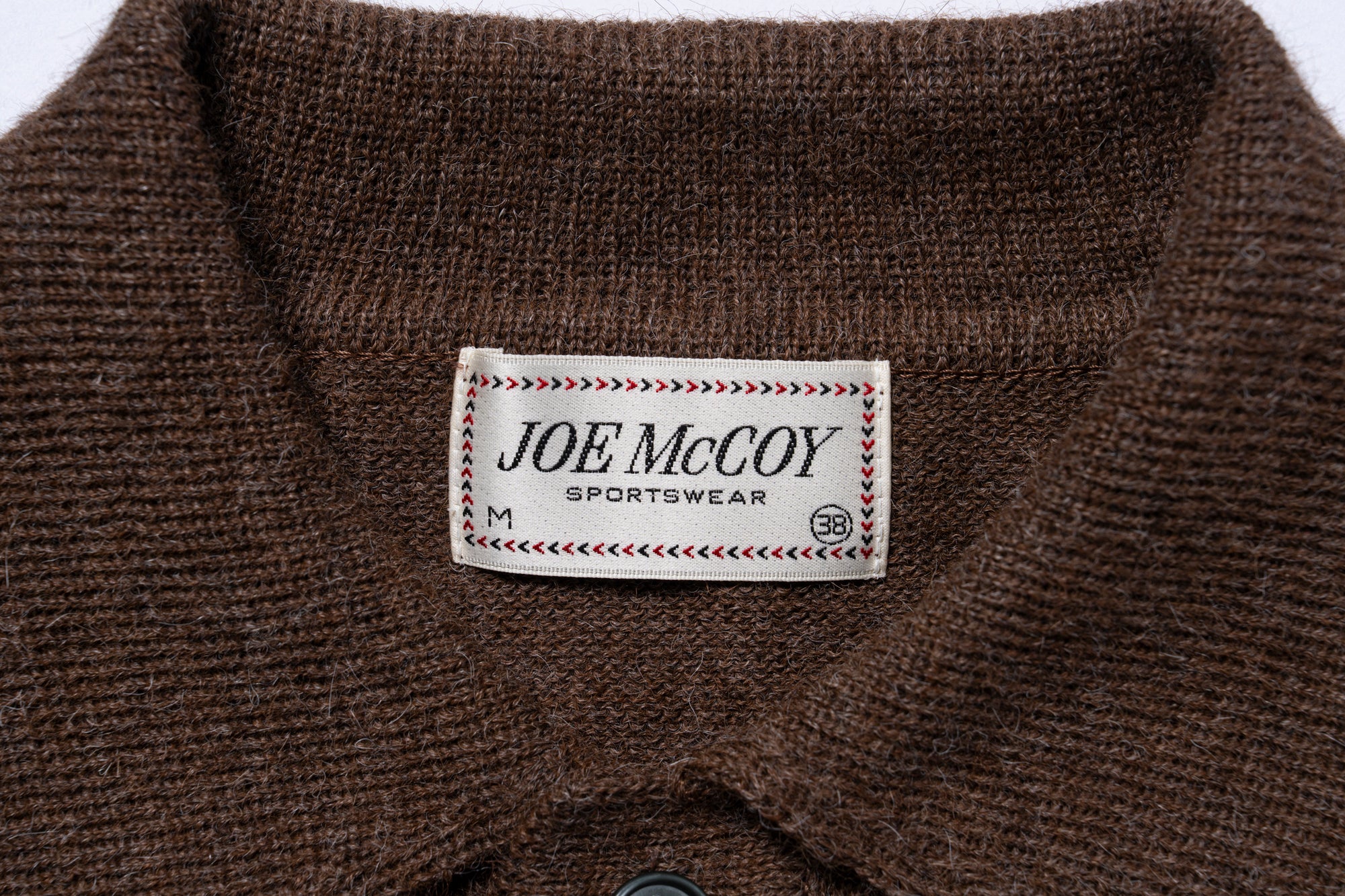 ALPACA COLLAR KNIT CARDIGAN