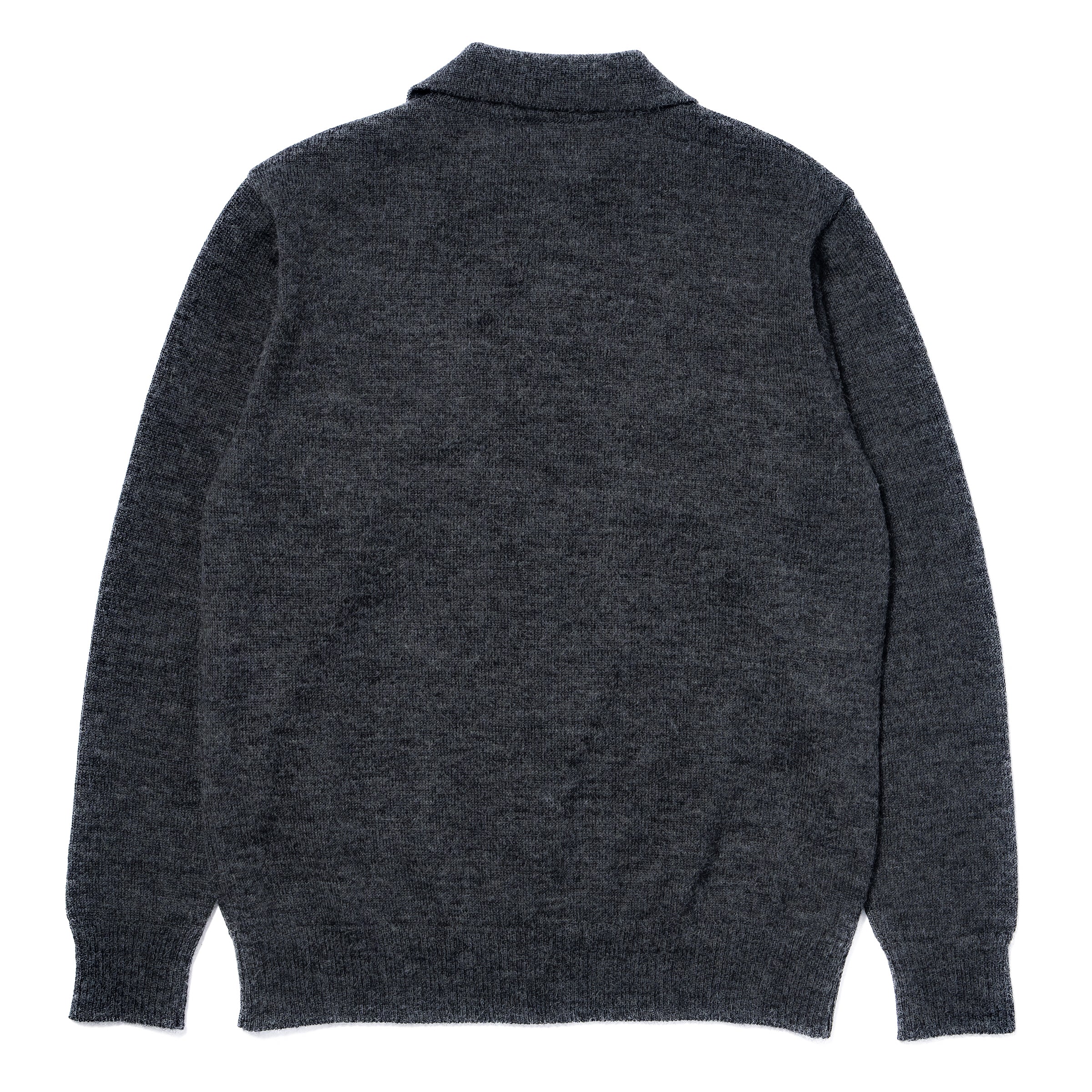 ALPACA COLLAR KNIT CARDIGAN – The Real McCoy's