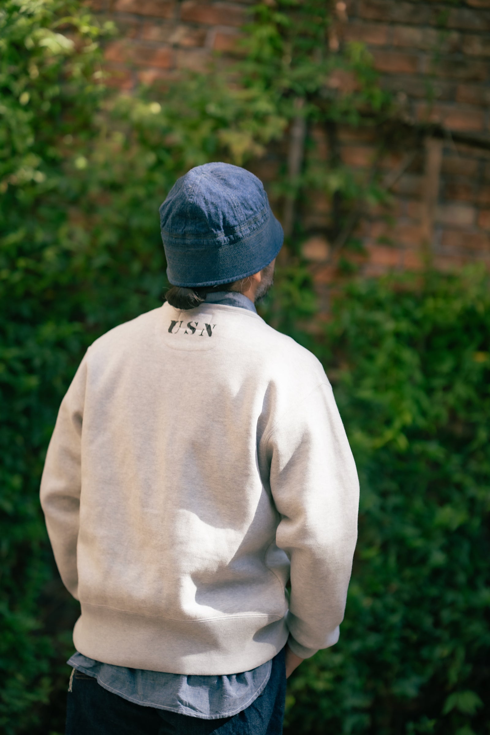 U.S.N. COTTON CARDIGAN / STENCIL Gallery Image 1