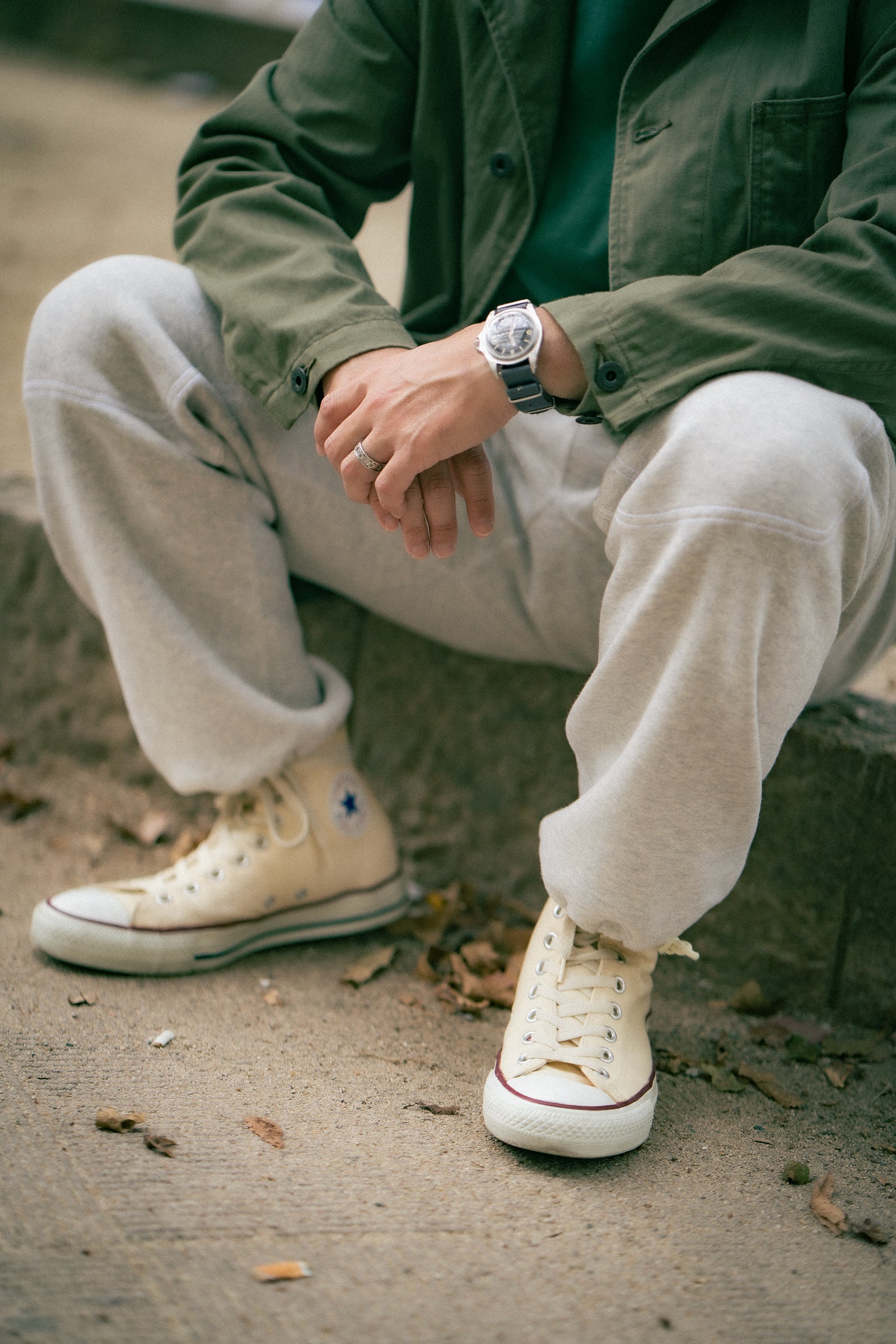 U.S.N. DOUBLE-KNEE SWEATPANTS Gallery Image 2
