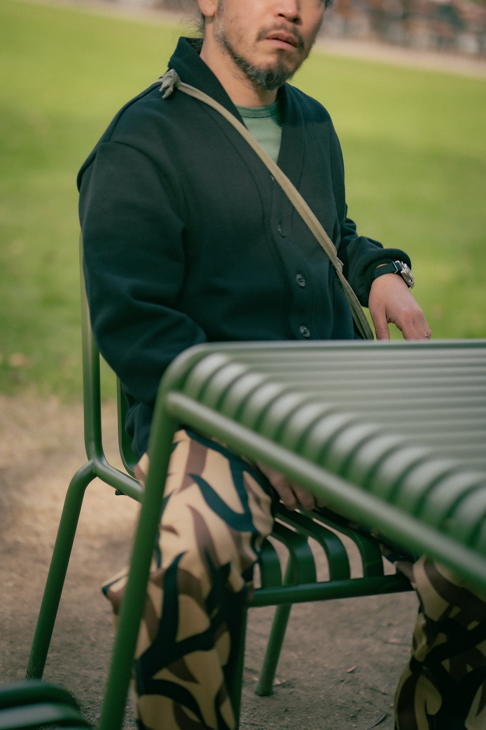 10 OZ. LOOPWHEEL SWEATSHIRT CARDIGAN Gallery Image