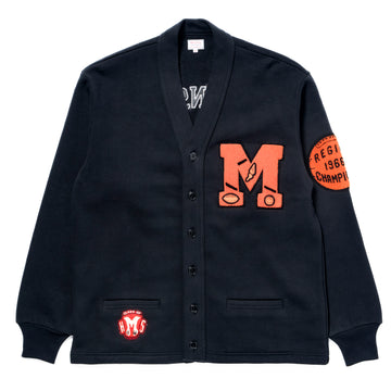 LOOPWHEEL SWEATSHIRT CARDIGAN / BULLDOGS