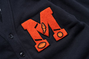 LOOPWHEEL SWEATSHIRT CARDIGAN / BULLDOGS