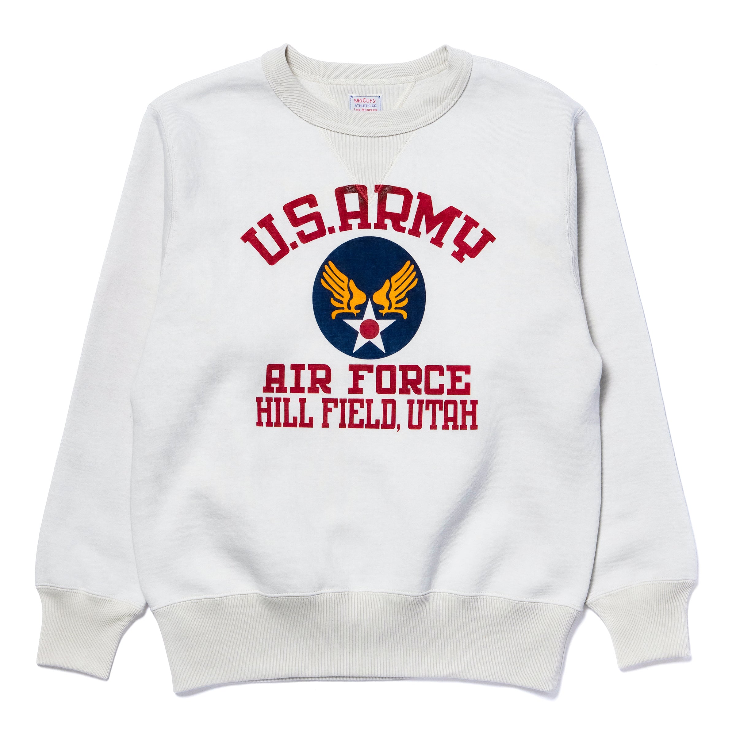 TOYS McCOY US.ARMY AIR FORCES 両V スウェット S MILITARY PRINT SWEATSHIRT / U.S. ARMY AIR FORCE, HILL FIELD – The