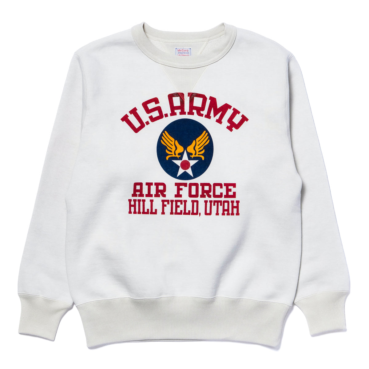 MILITARY PRINT SWEATSHIRT / U.S. ARMY AIR FORCE, HILL FIELD – The 