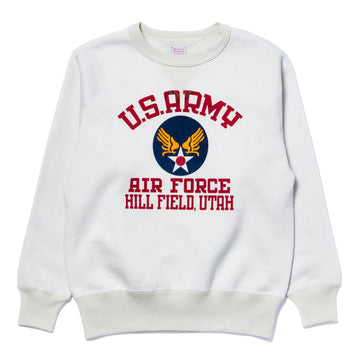 MILITARY PRINT SWEATSHIRT / U.S. ARMY AIR FORCE, HILL FIELD
