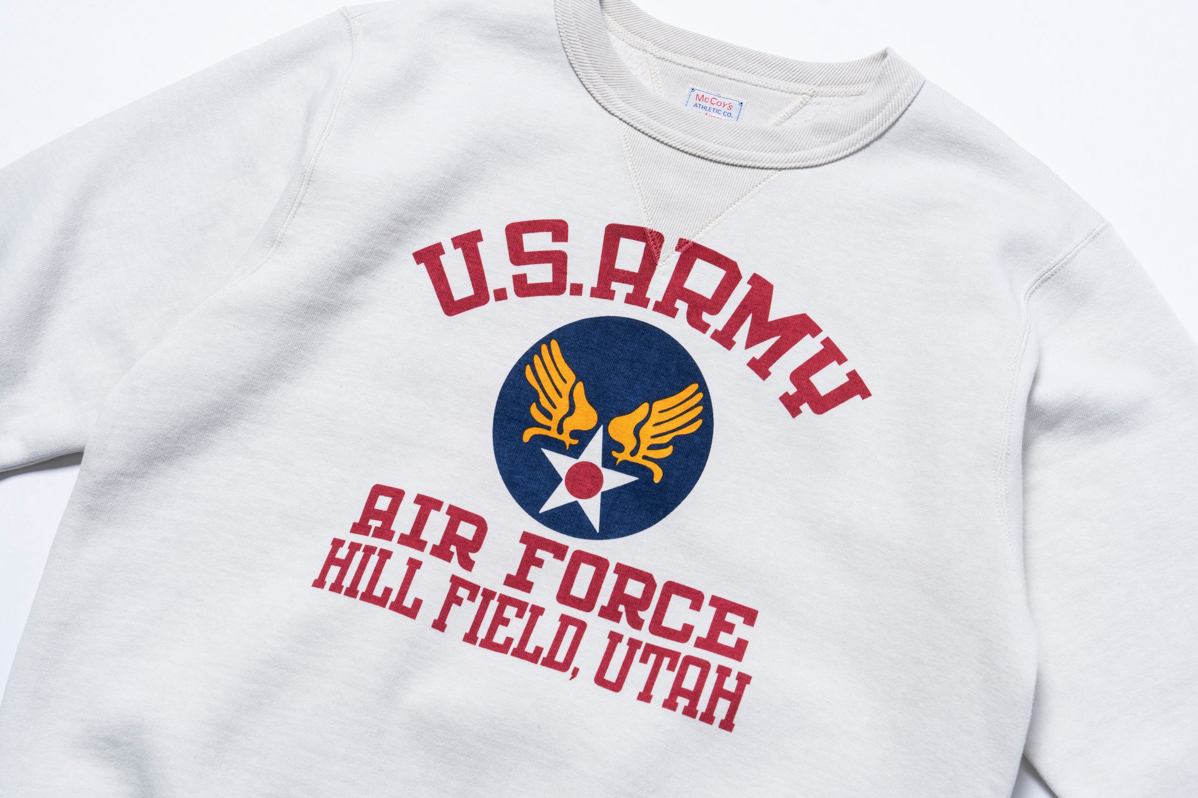 TOYS McCOY US.ARMY AIR FORCES 両V スウェット S MILITARY PRINT SWEATSHIRT / U.S. ARMY AIR FORCE, HILL FIELD – The