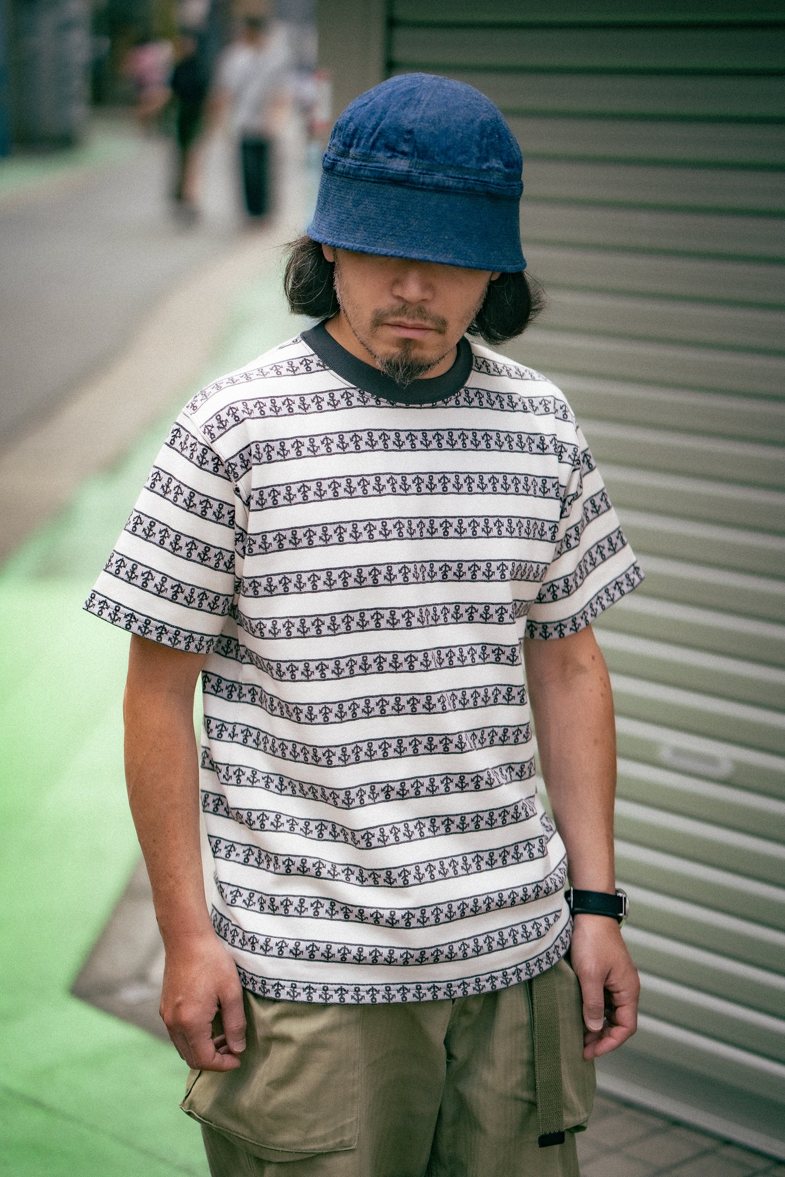 MILITARY JACQUARD TEE / ANCHOR Gallery Image