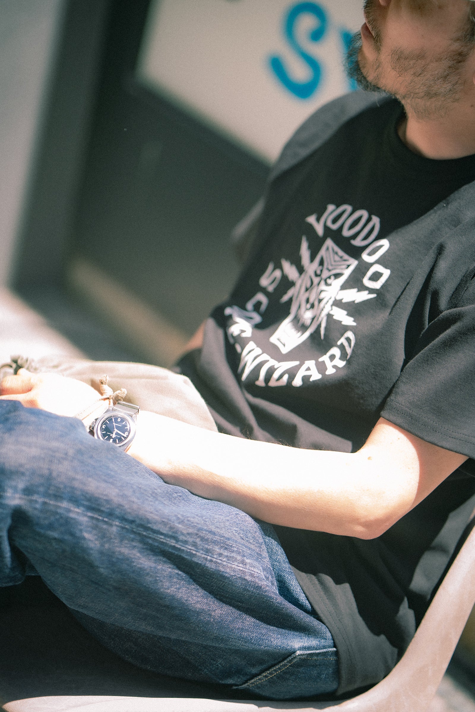 MILITARY TEE / VOODOO, MONO Gallery Image 3