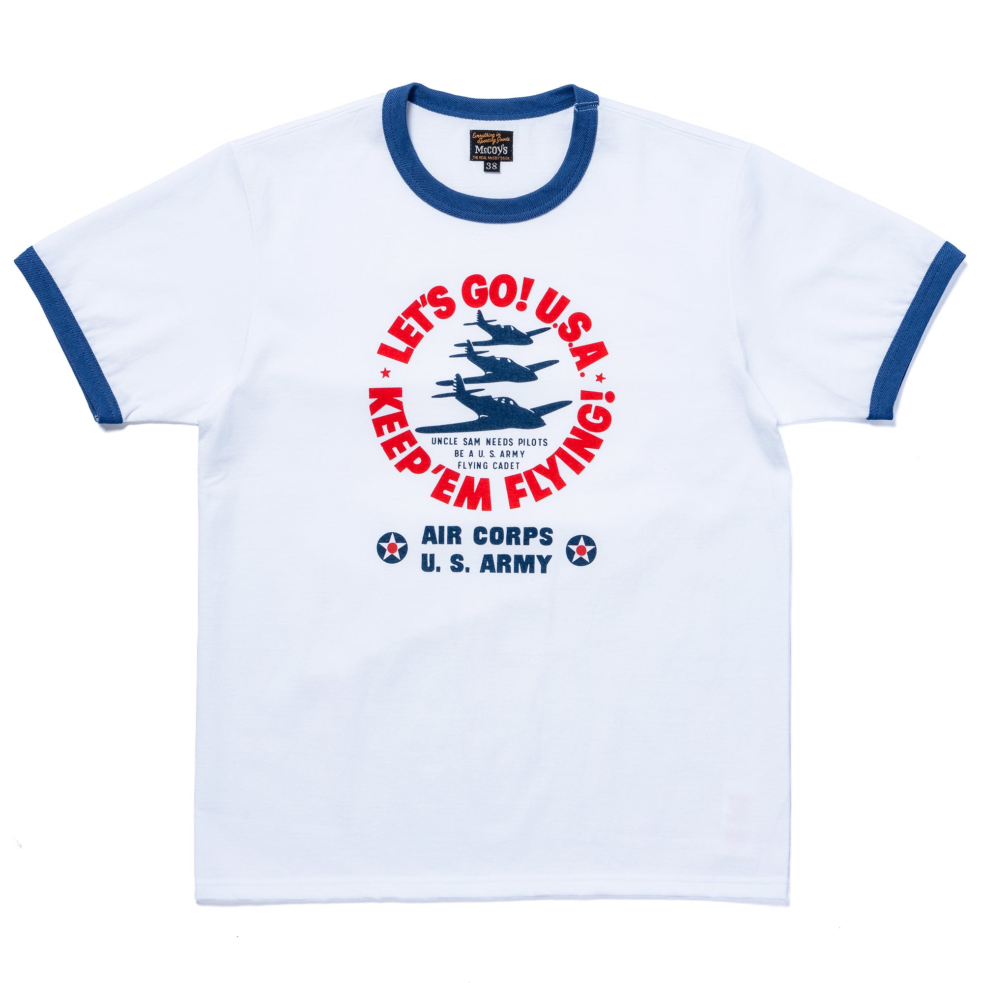 MILITARY TEE / KEEP EM’ FLYING