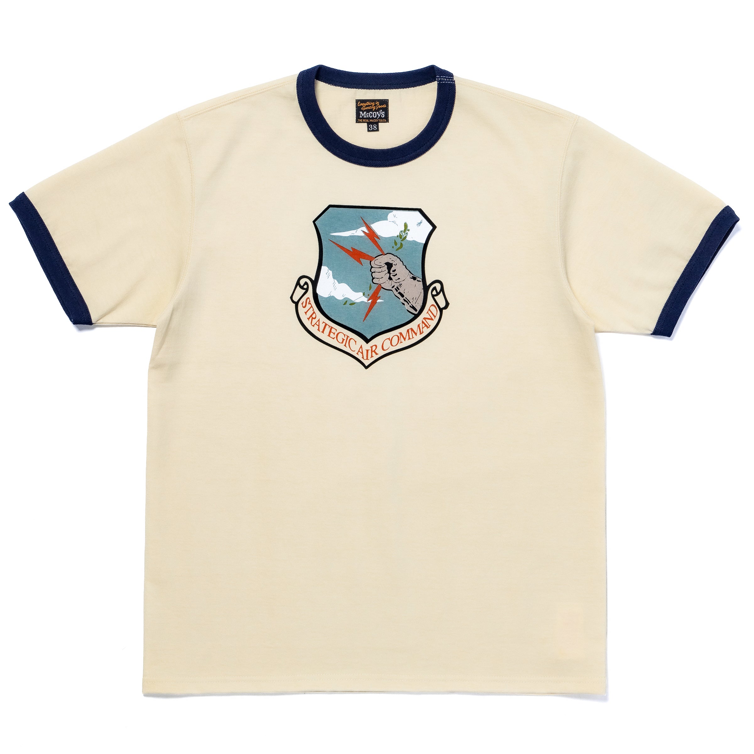 60s REIS CAMP McCOY ミリタリー ヴィンテージTシャツ染み込み MILITARY TEE / STRATEGIC AIR COMMAND – The Real McCoy's