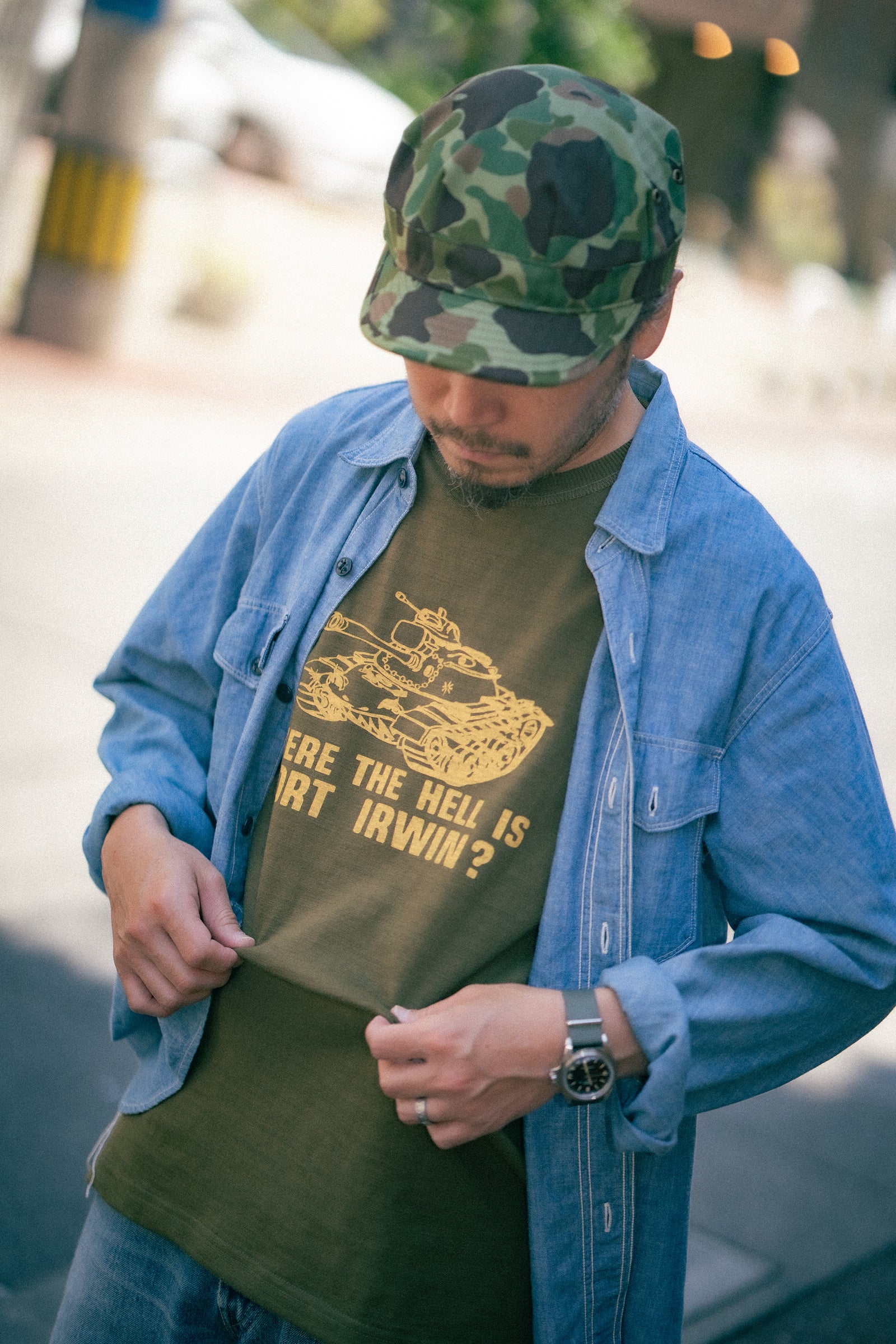ATHLETIC T-SHIRT / WHERE THE HELL IS FORT IRWIN? Gallery Image 2