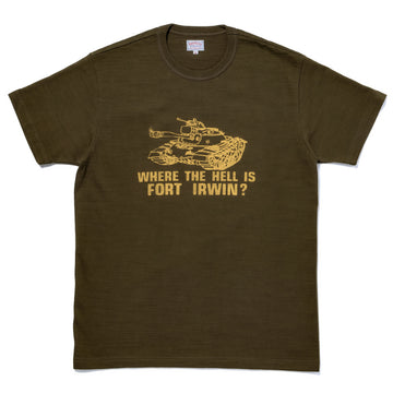 ATHLETIC T-SHIRT / WHERE THE HELL IS FORT IRWIN?