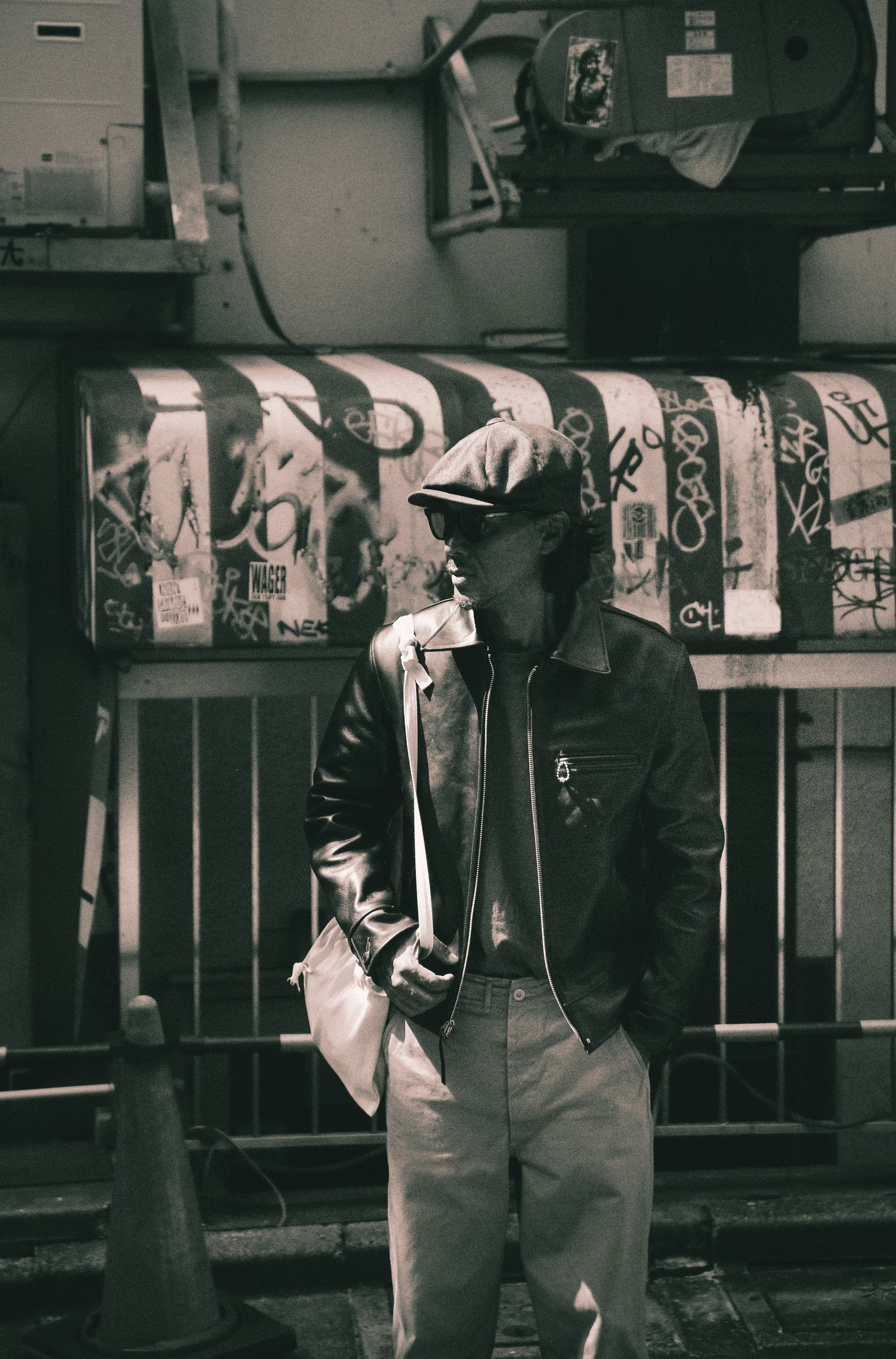 30s LEATHER SPORTS JACKET / NELSON Gallery Image 1