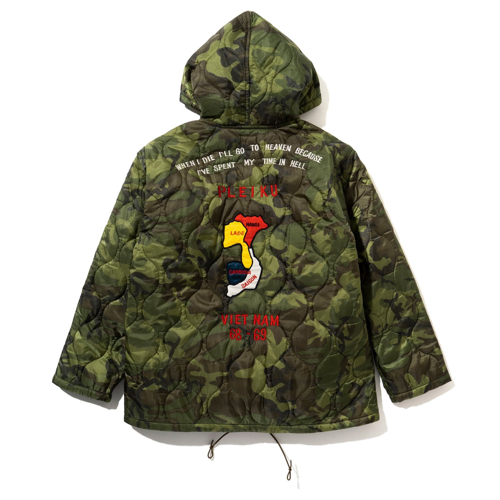 LINER, CAMOUFLAGE PONCHO PARKA