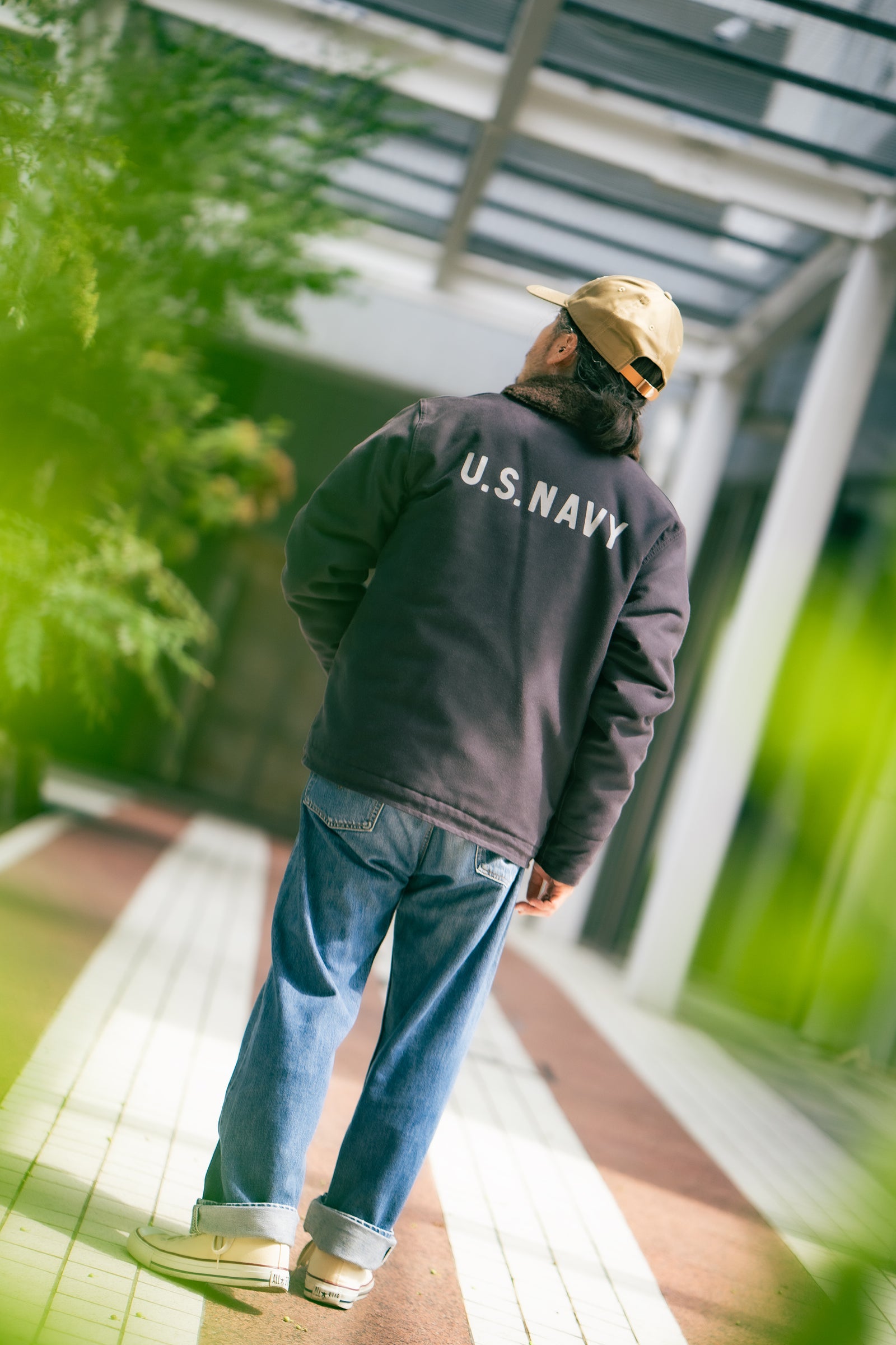 N-1 DECK JACKET (NAVY) / STENCIL Gallery Image 1